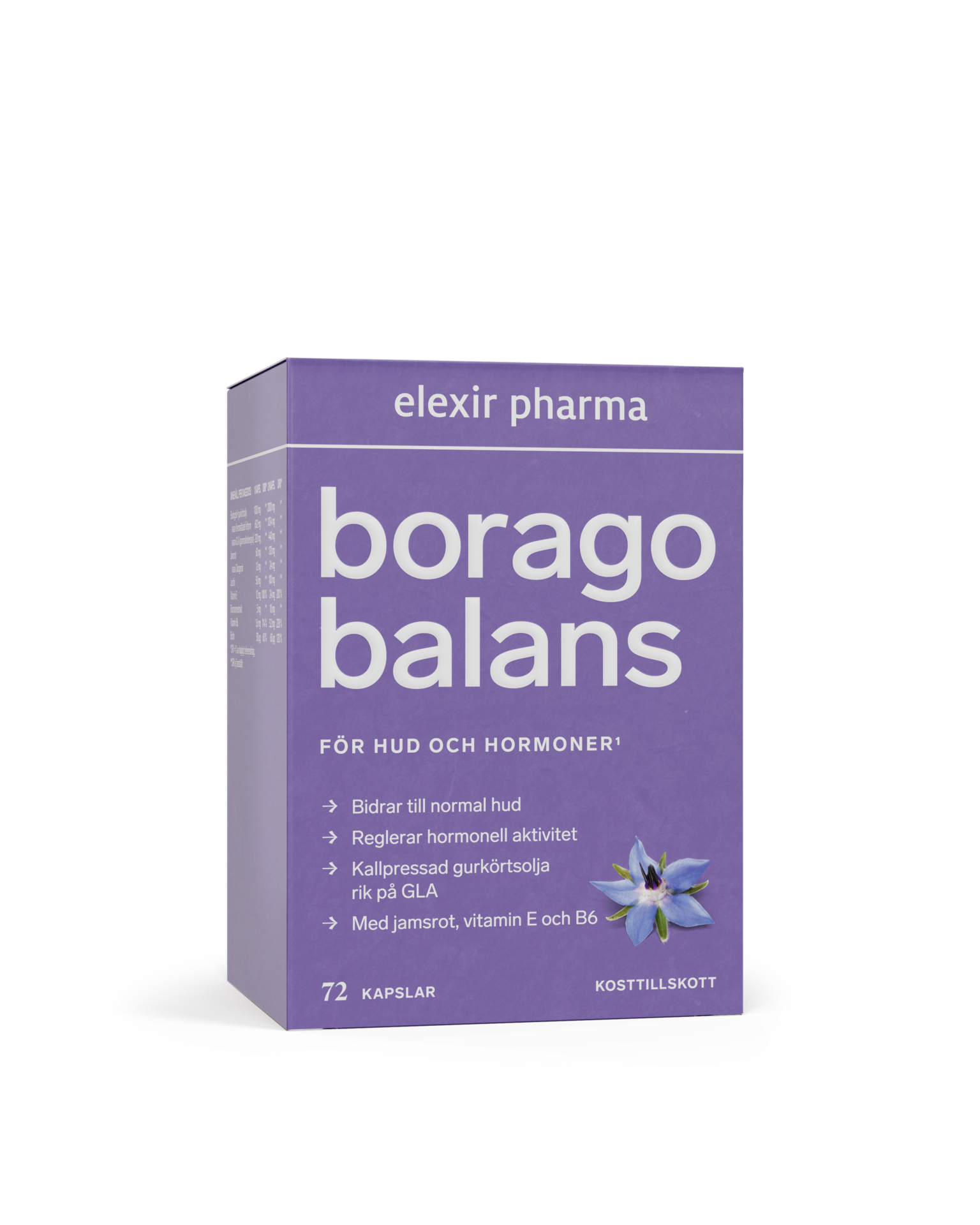 Elexir Pharma Borago Balans 72 kapslar