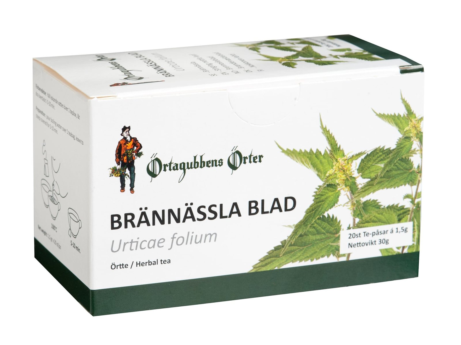 Örtagubbens Örter Brännässla blad 20 Tepåsar