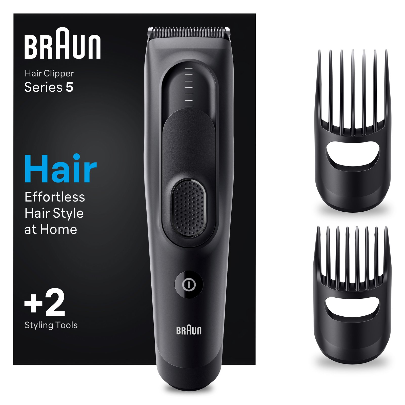Braun Series 5 HC5330 Hårklippare för män 17 Längdinställningar