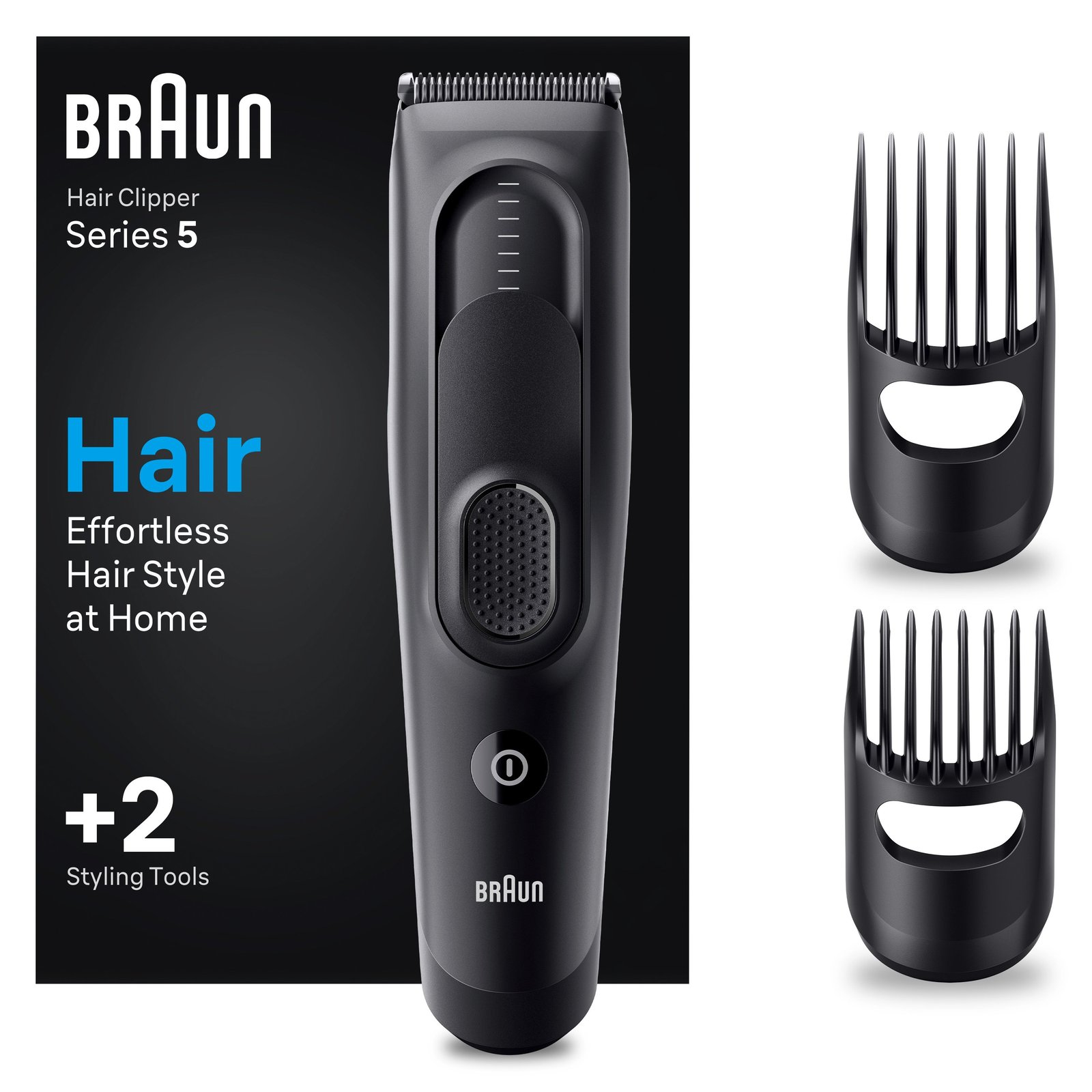 Braun Series 5 HC5330 Hårklippare för män 17 Längdinställningar