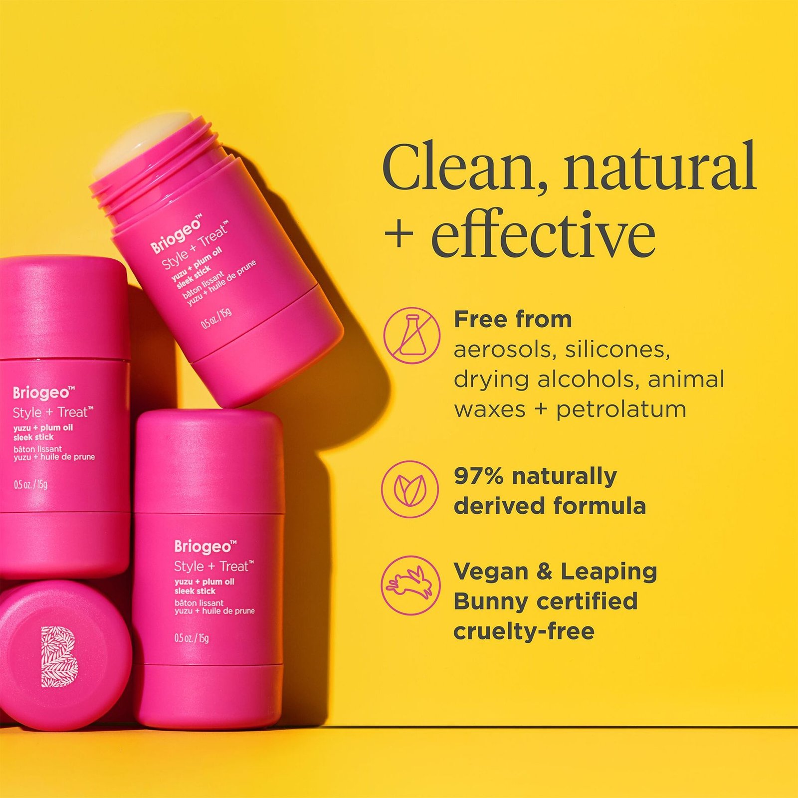 Briogeo Style + Treat™ Sleek Stick 15 g