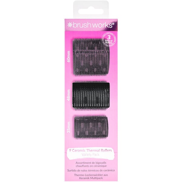 Brushworks Ceramic Thermal Rollers Variety Pack