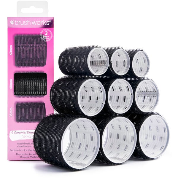 Brushworks Ceramic Thermal Rollers Variety Pack