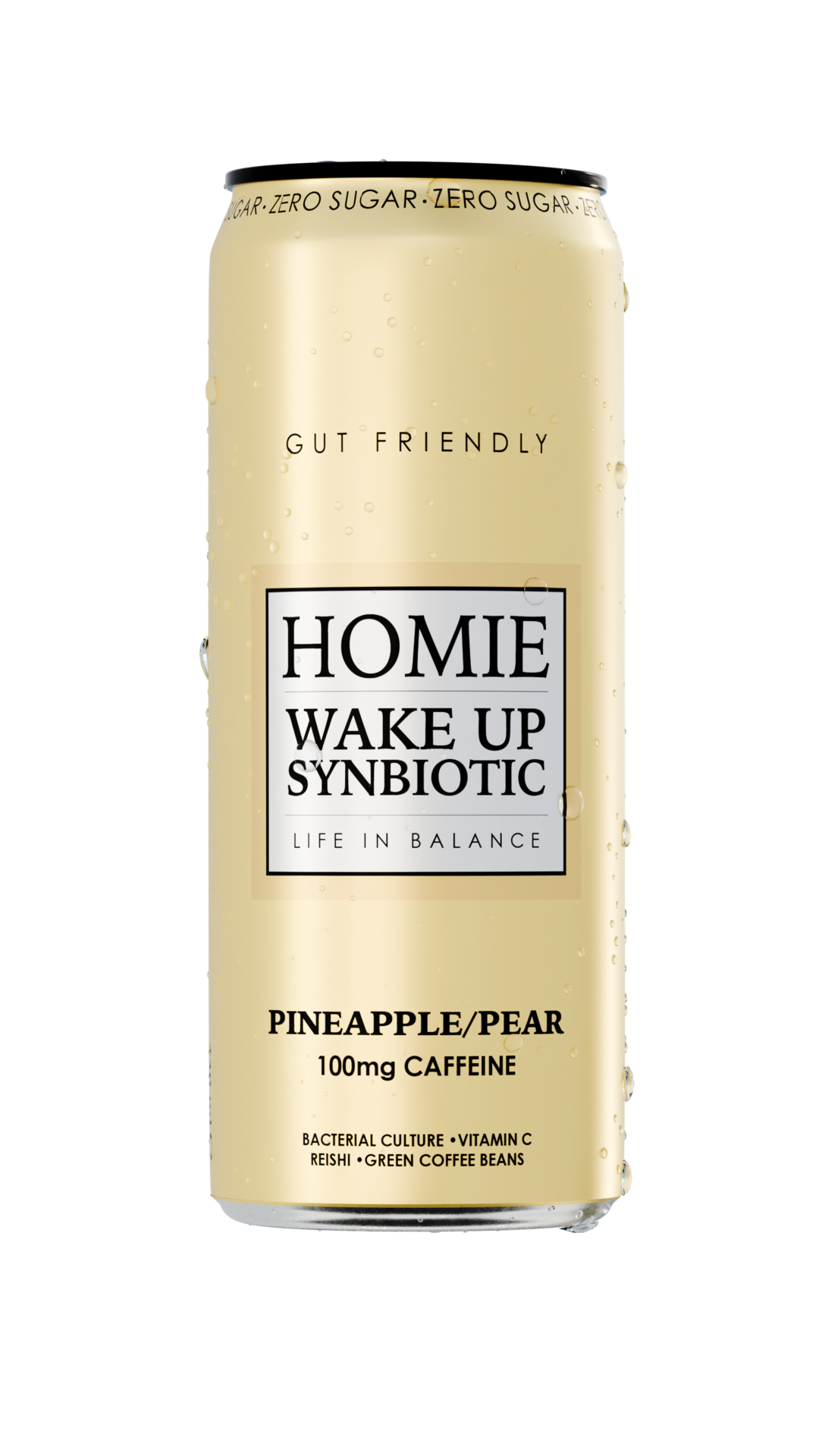 HOMIE Wake Up Synbiotic Pineapple & Pear 330 ml