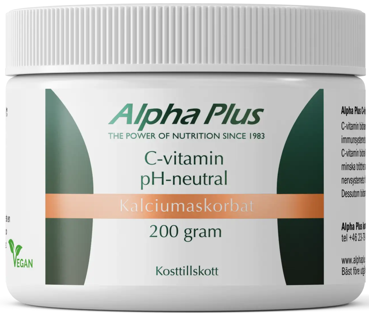 Alpha Plus C-vitamin pH-neutral 200 g