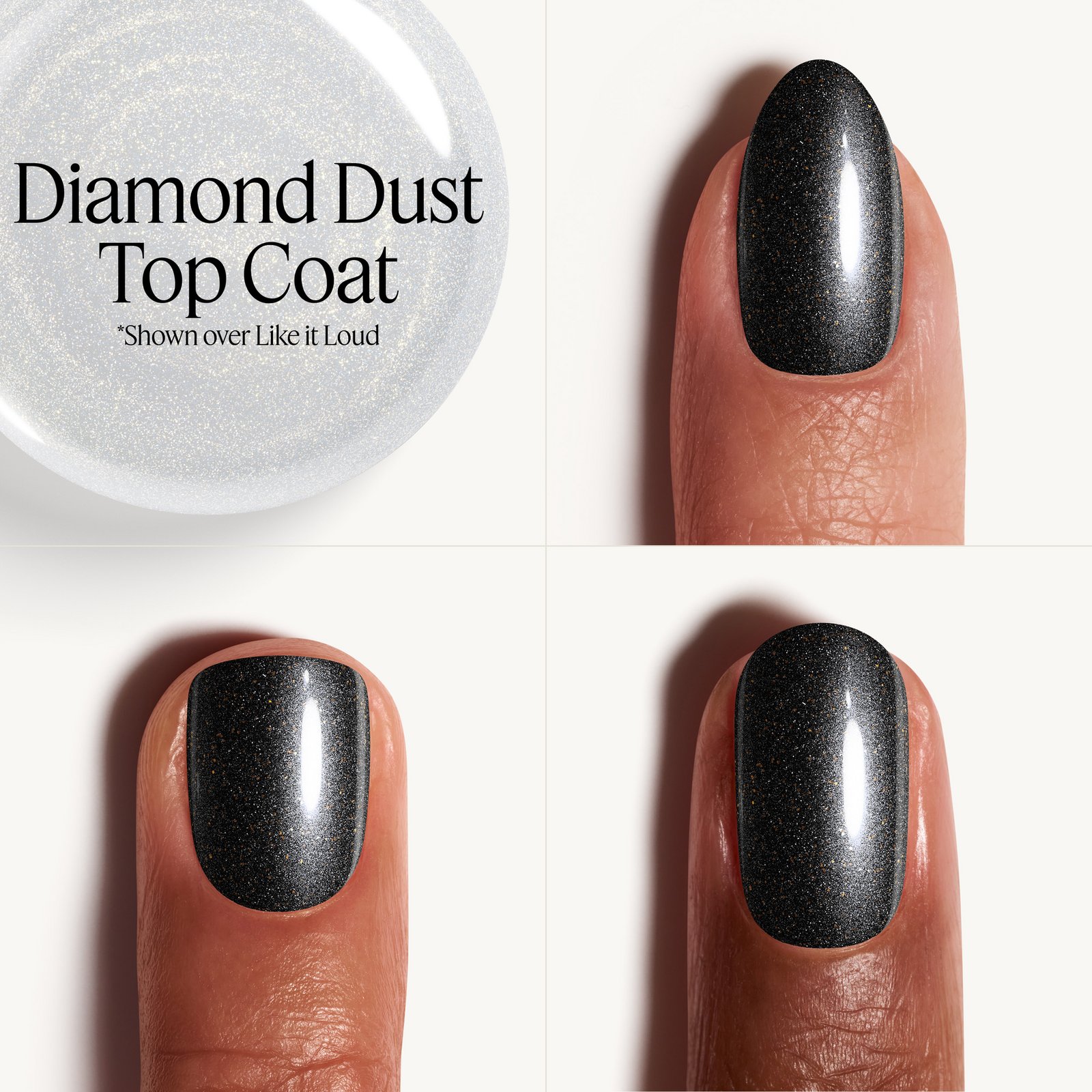 Essie Gel Couture Nail Polish 574 Diamond Dust Top Coat 13,5 ml