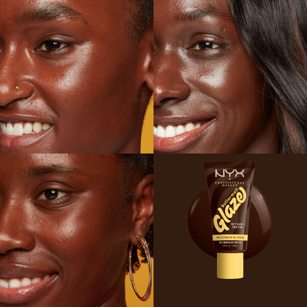 NYX Buttermelt Glaze Soft Glow Skin Tint SPF30 10 Chocolate Butta 30 ml