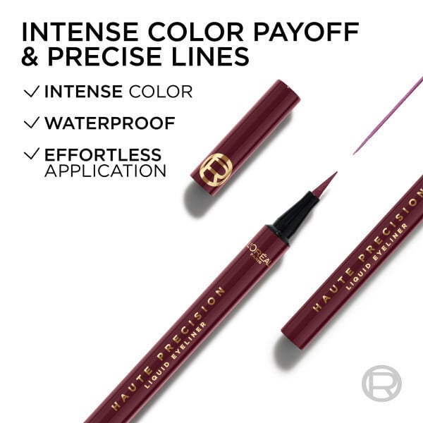 L'Oréal Paris Haute Precision Liquid Eyeliner 050 Bordeaux Cashmere 1 ml