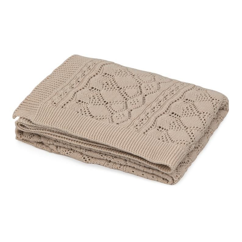 Cam Cam Copenhagen Pointellestickad babyfilt Hazel