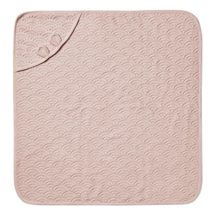 Cam Cam Copenhagen Babyhandduk Med Huva Och Öron Dusty Rose