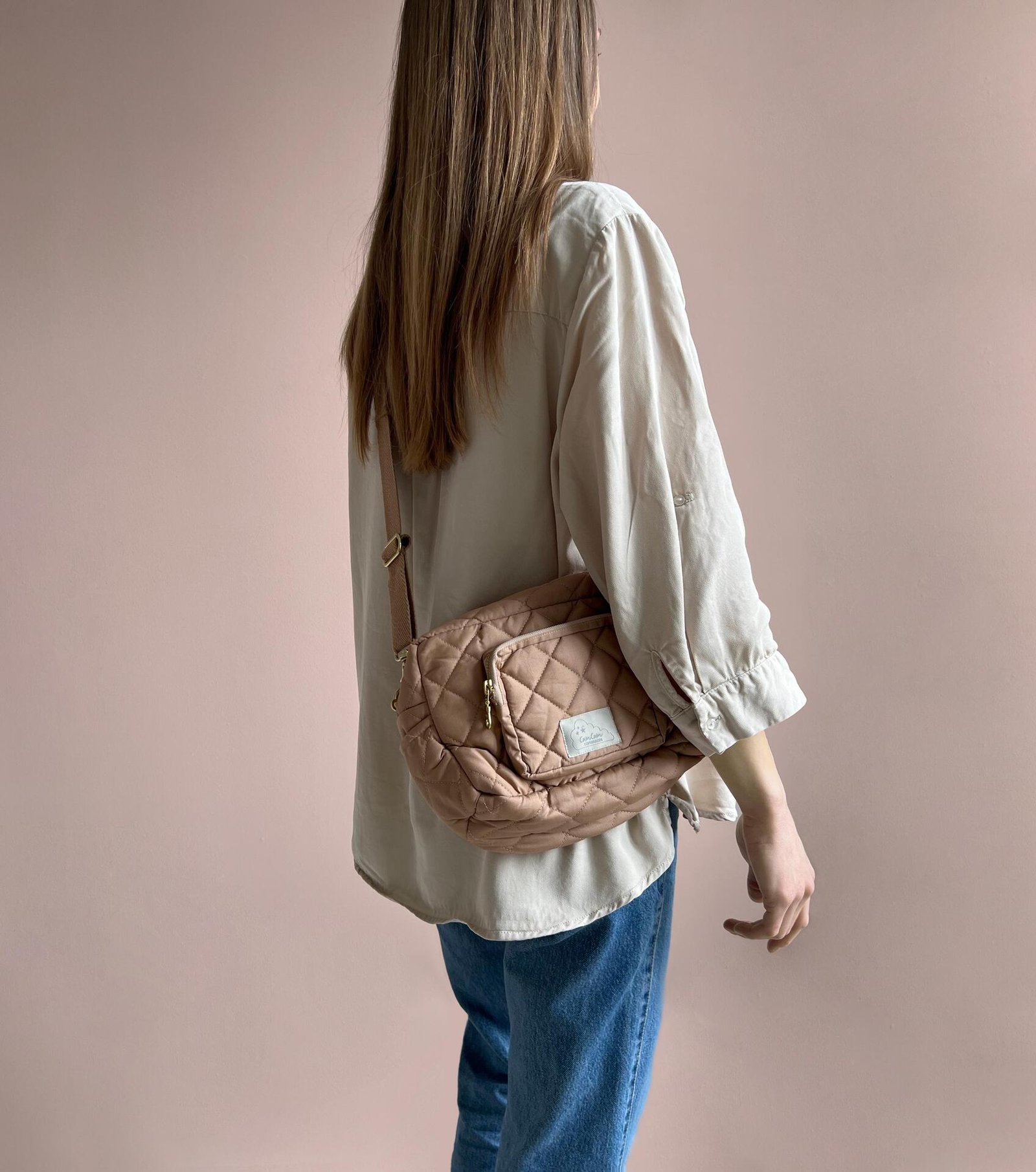 Cam Cam Copenhagen Liten Skötväska Kamel