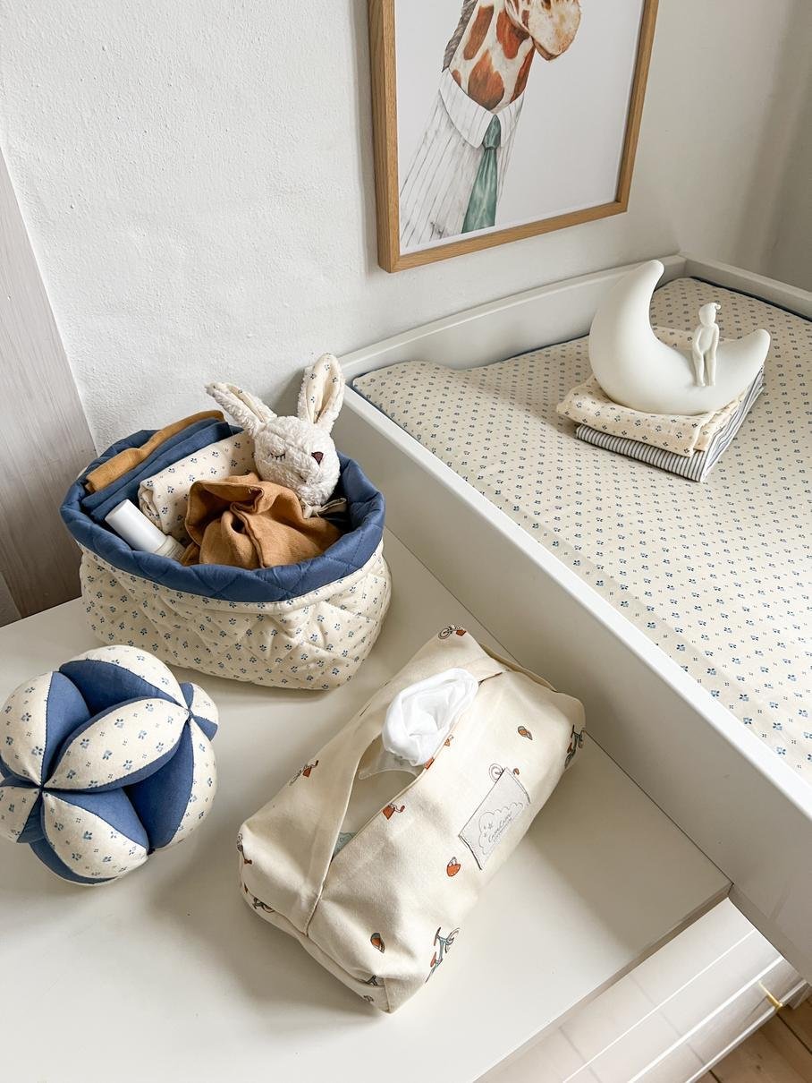 Cam Cam Copenhagen Quiltade förvaringskorgar Capri 2-pack