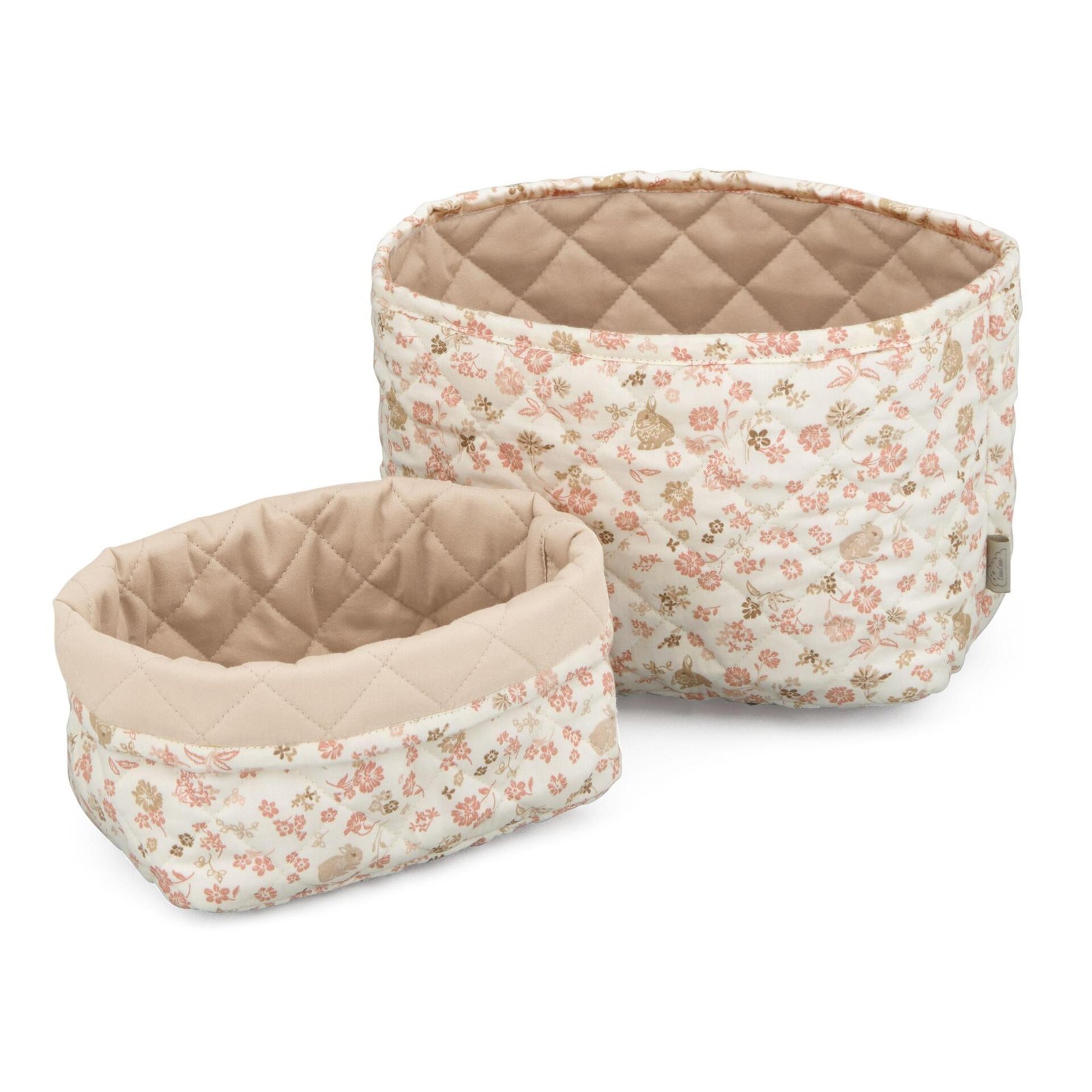 Cam Cam Copenhagen Quiltade förvaringskorgar Augusta 2-pack