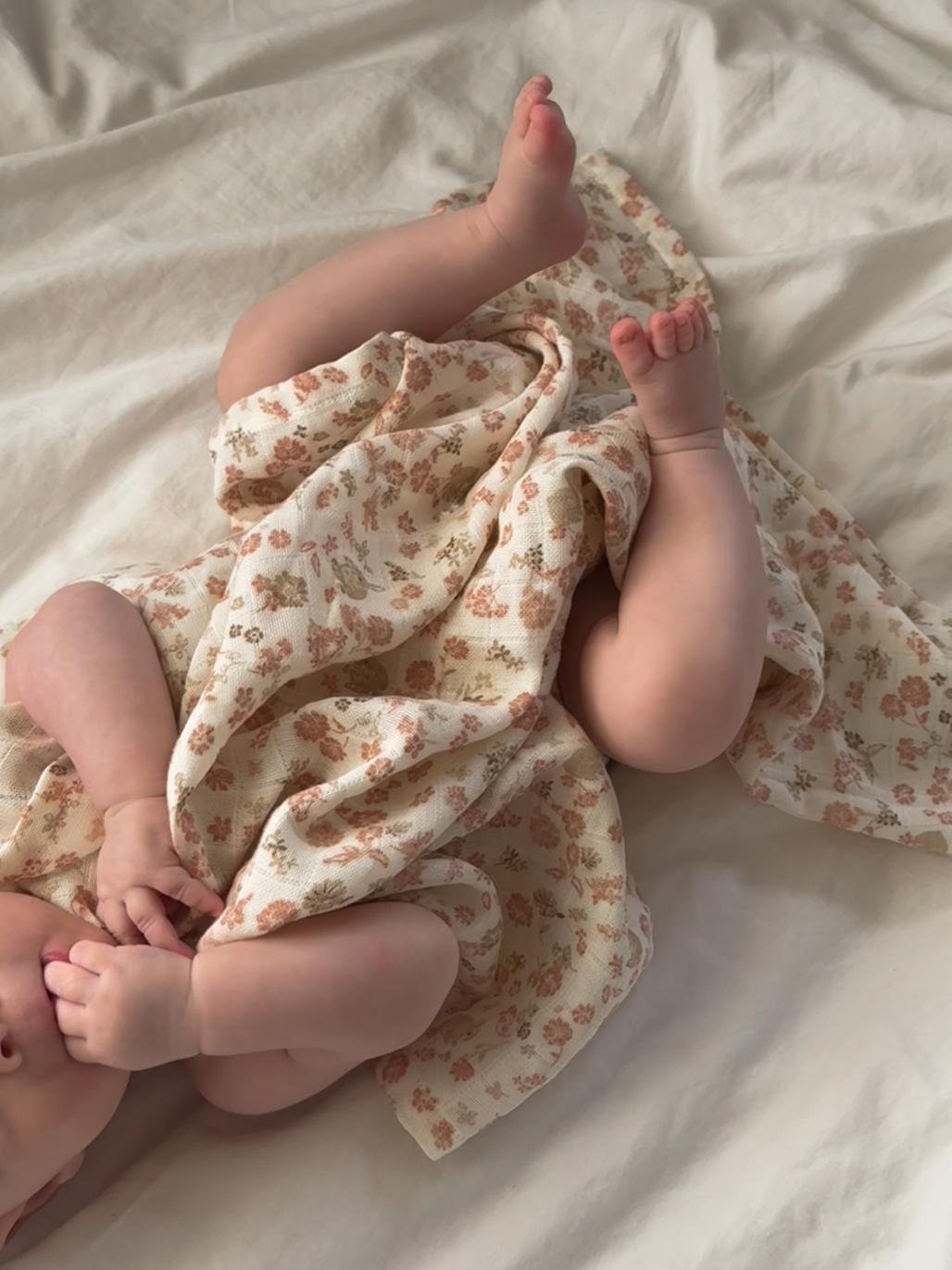 Cam Cam Copenhagen Muslinfilt med tryck Augusta 2-pack