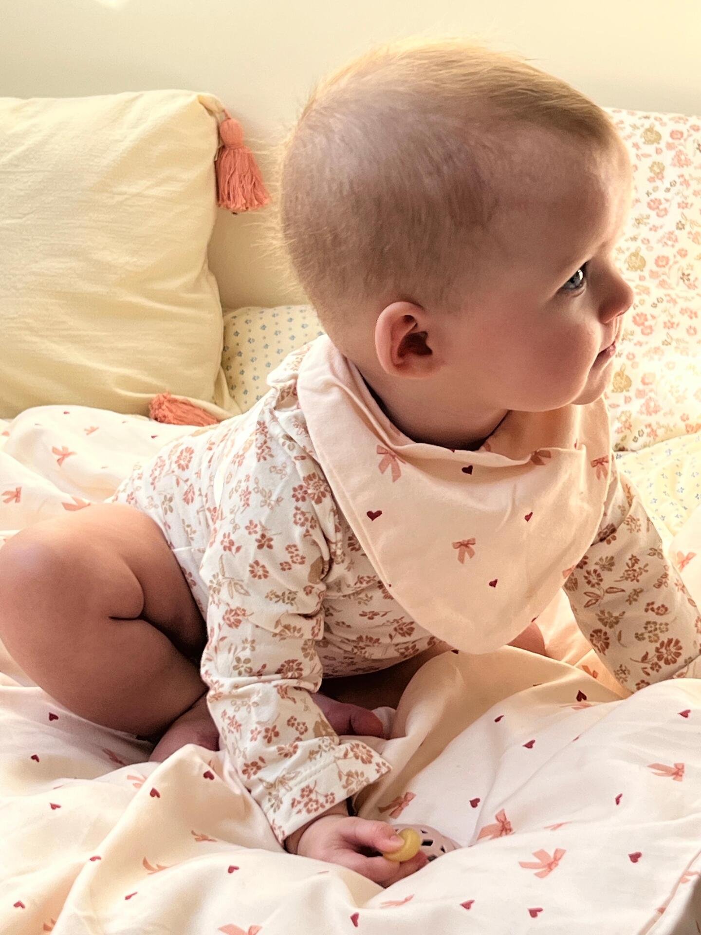 Cam Cam Copenhagen Dregellapp i jersey Bows 2-pack