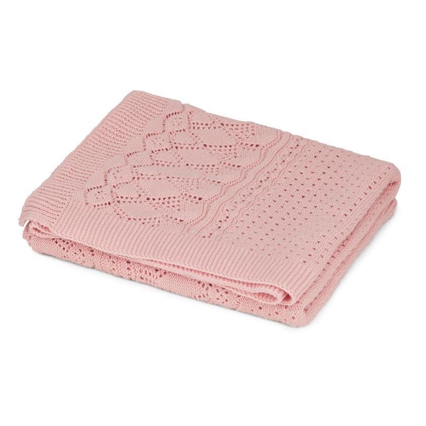 Cam Cam Copenhagen Pointellestickad babyfilt Sorbet