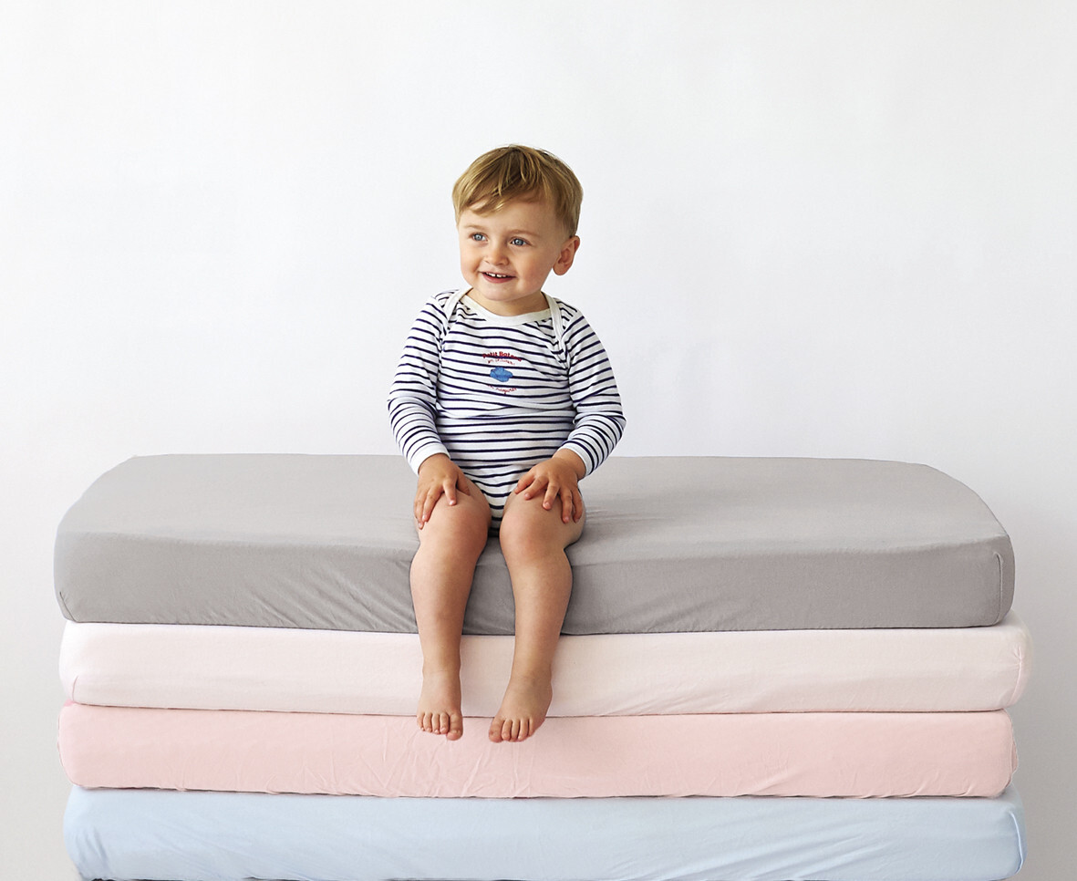 Candide Dra-på-lakan Bomull Grå 70x140 cm