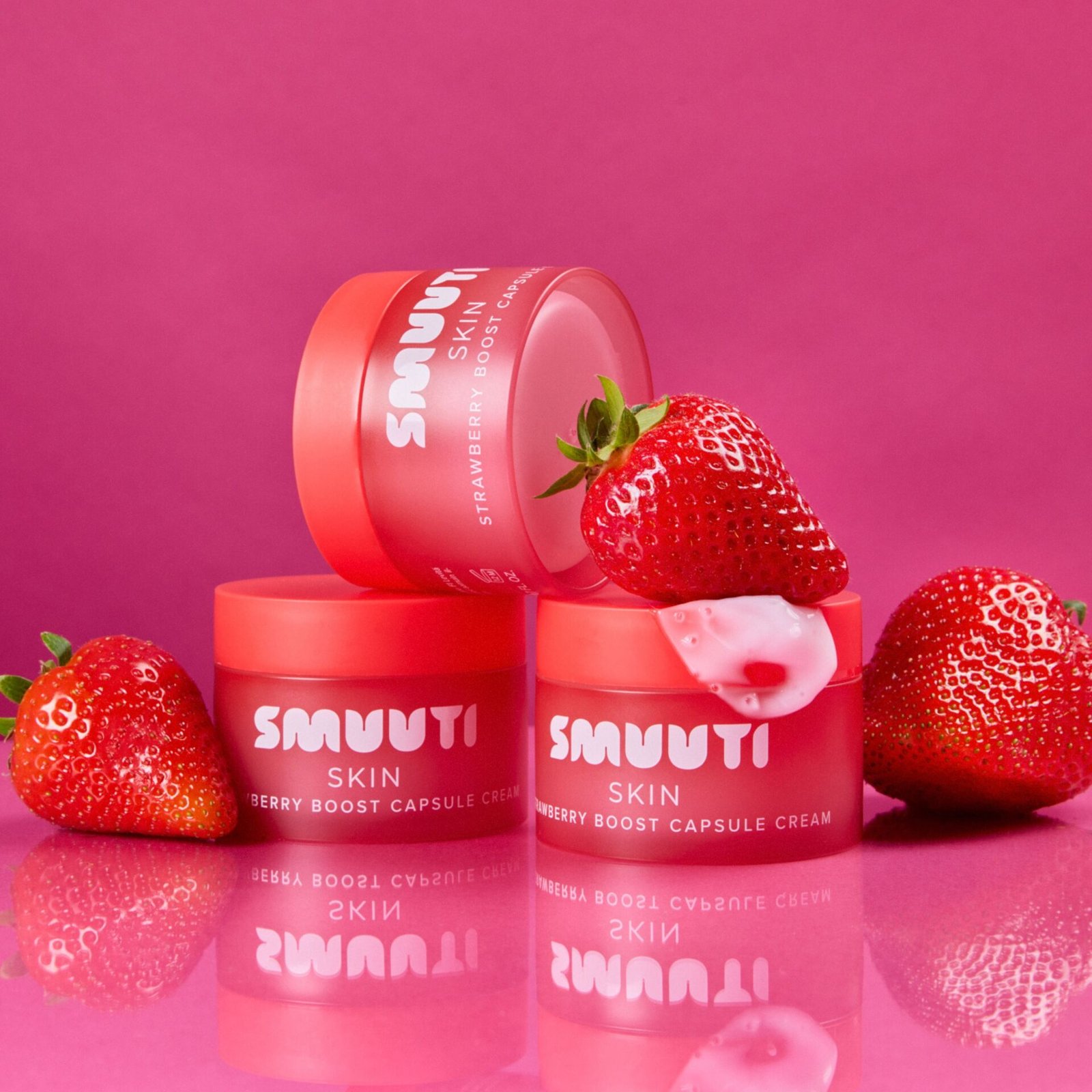 Smuuti Skin Strawberry Boost Capsule Cream