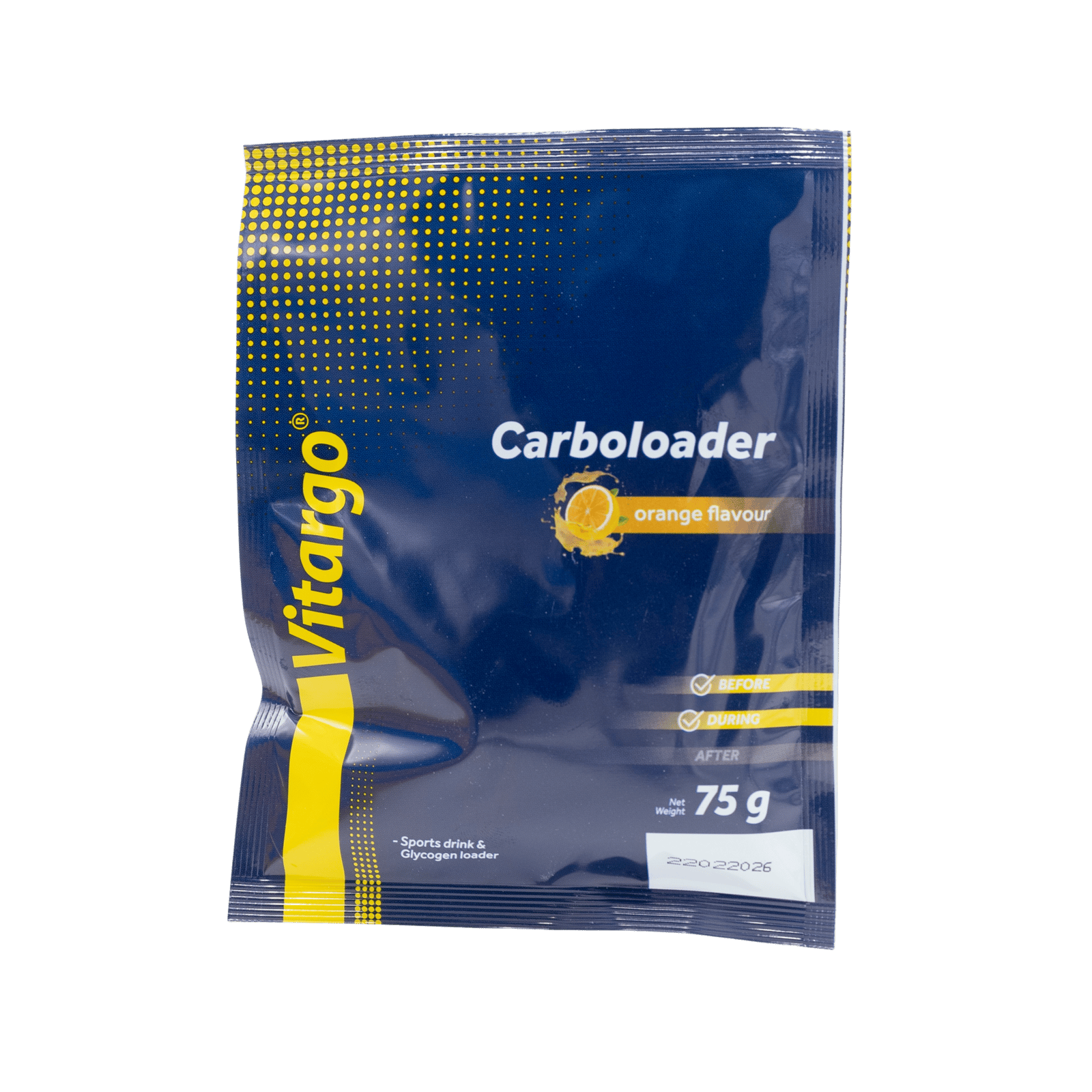 Vitargo Carboloader Apelsinsmak Portionspåse 75g