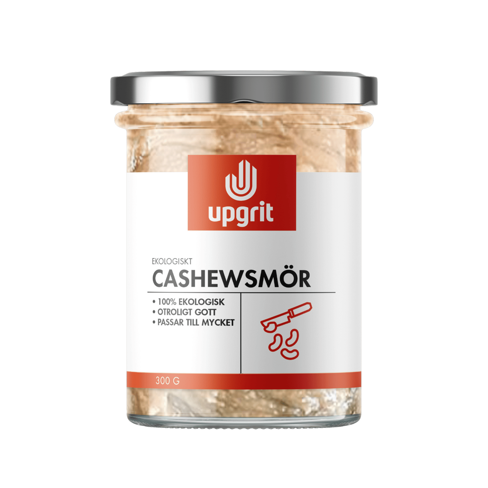 upgrit Ekologiskt Cashewsmör 300 g