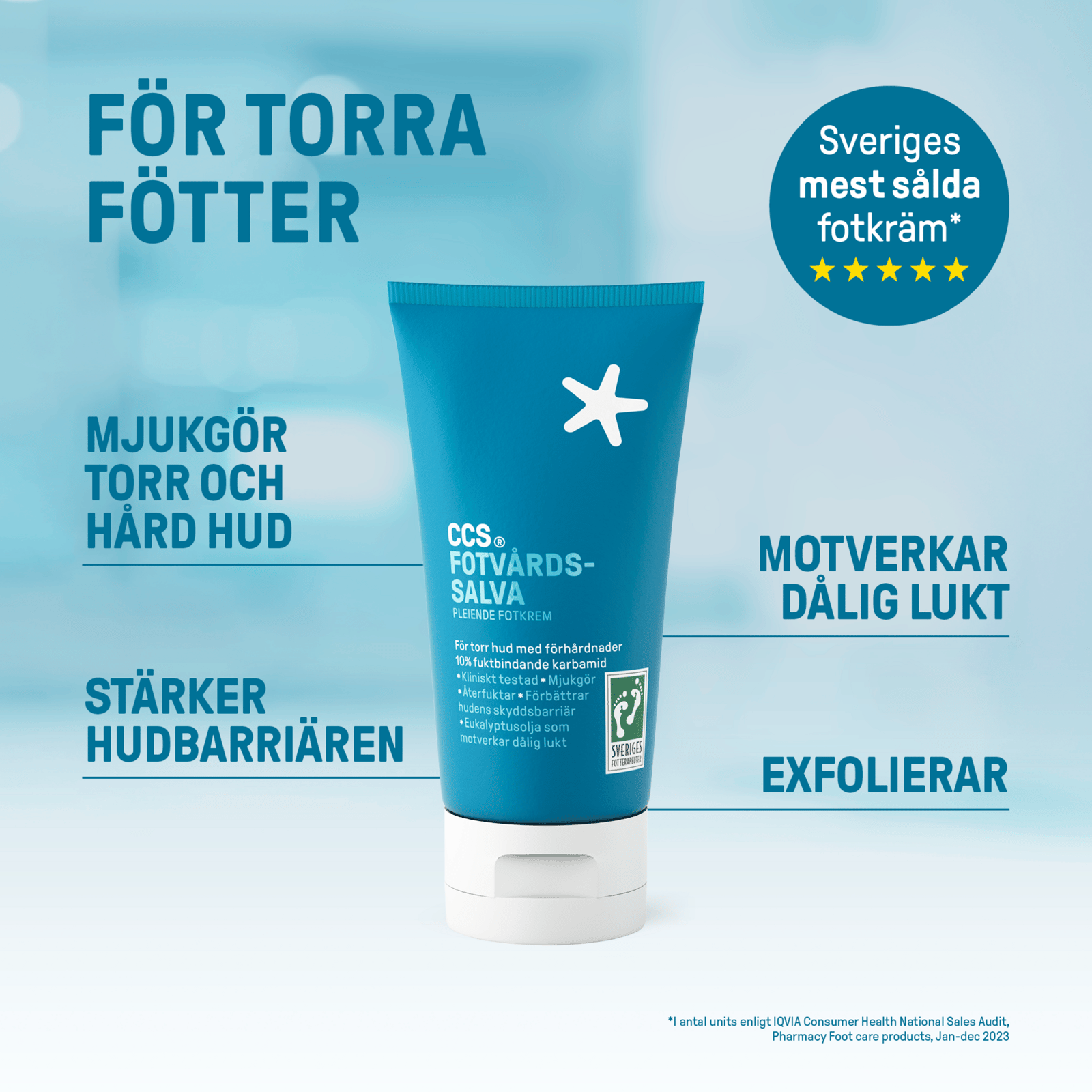 CCS Fotvårdssalva 75 ml
