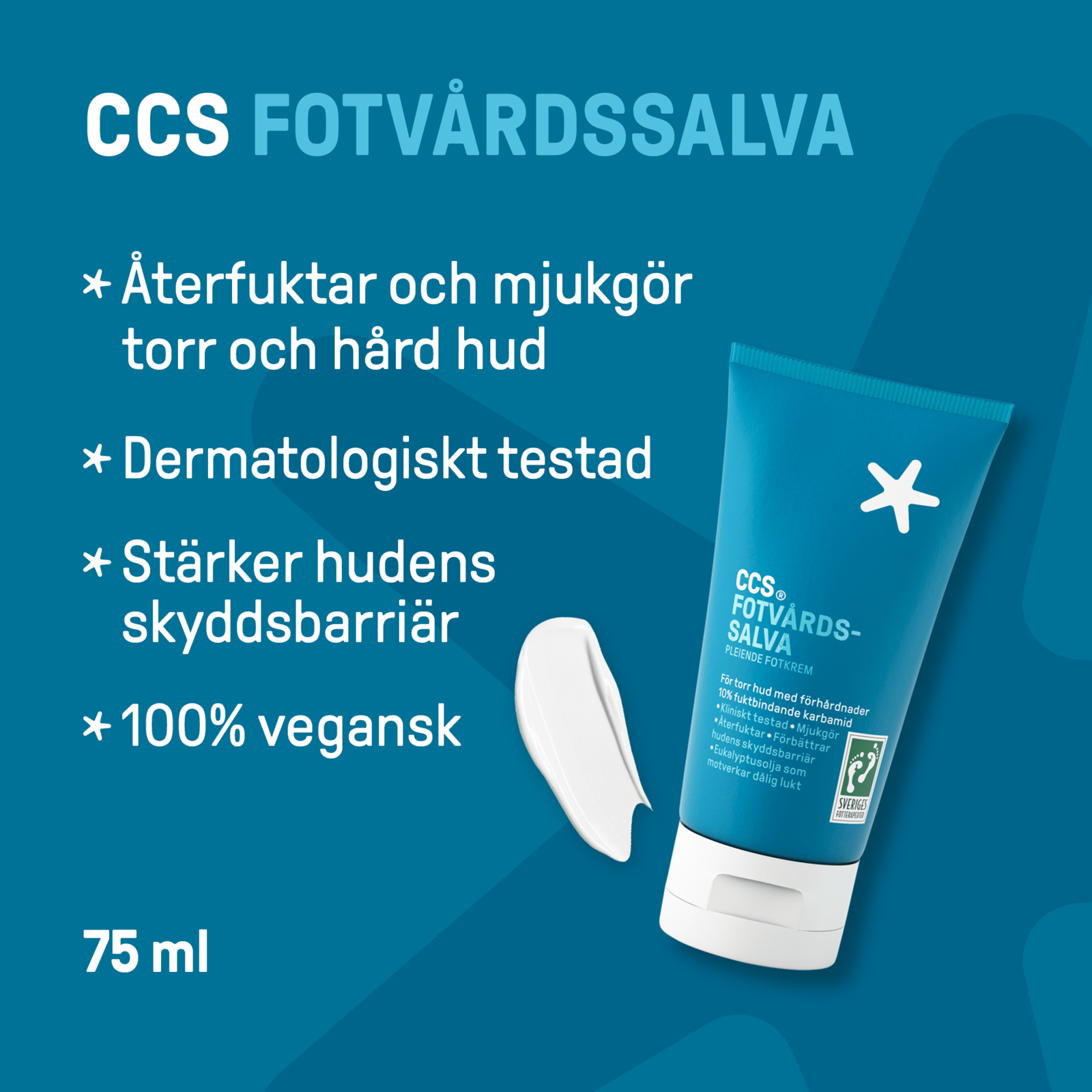 CCS Fotvårdssalva 75 ml