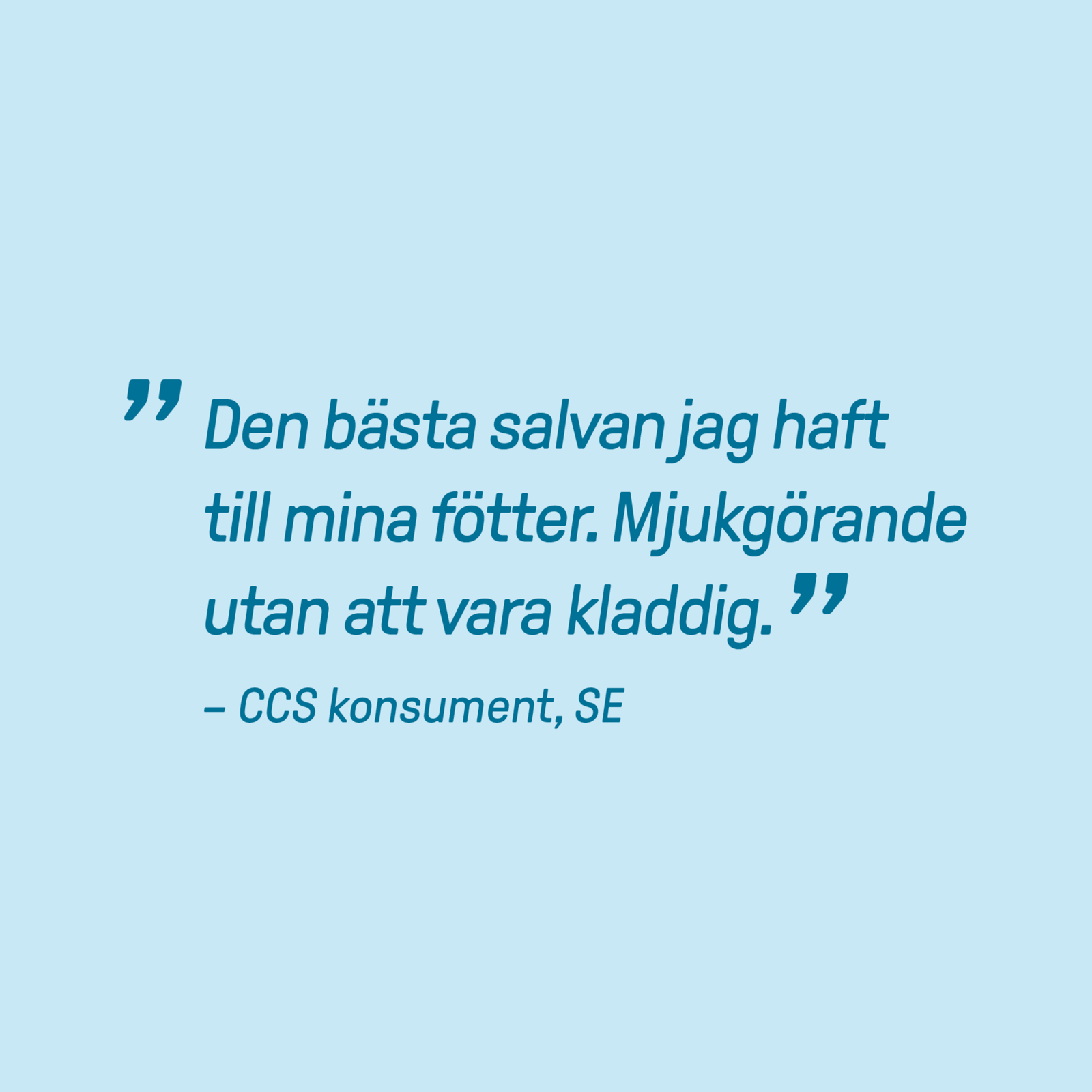 CCS Fotvårdssalva 75 ml