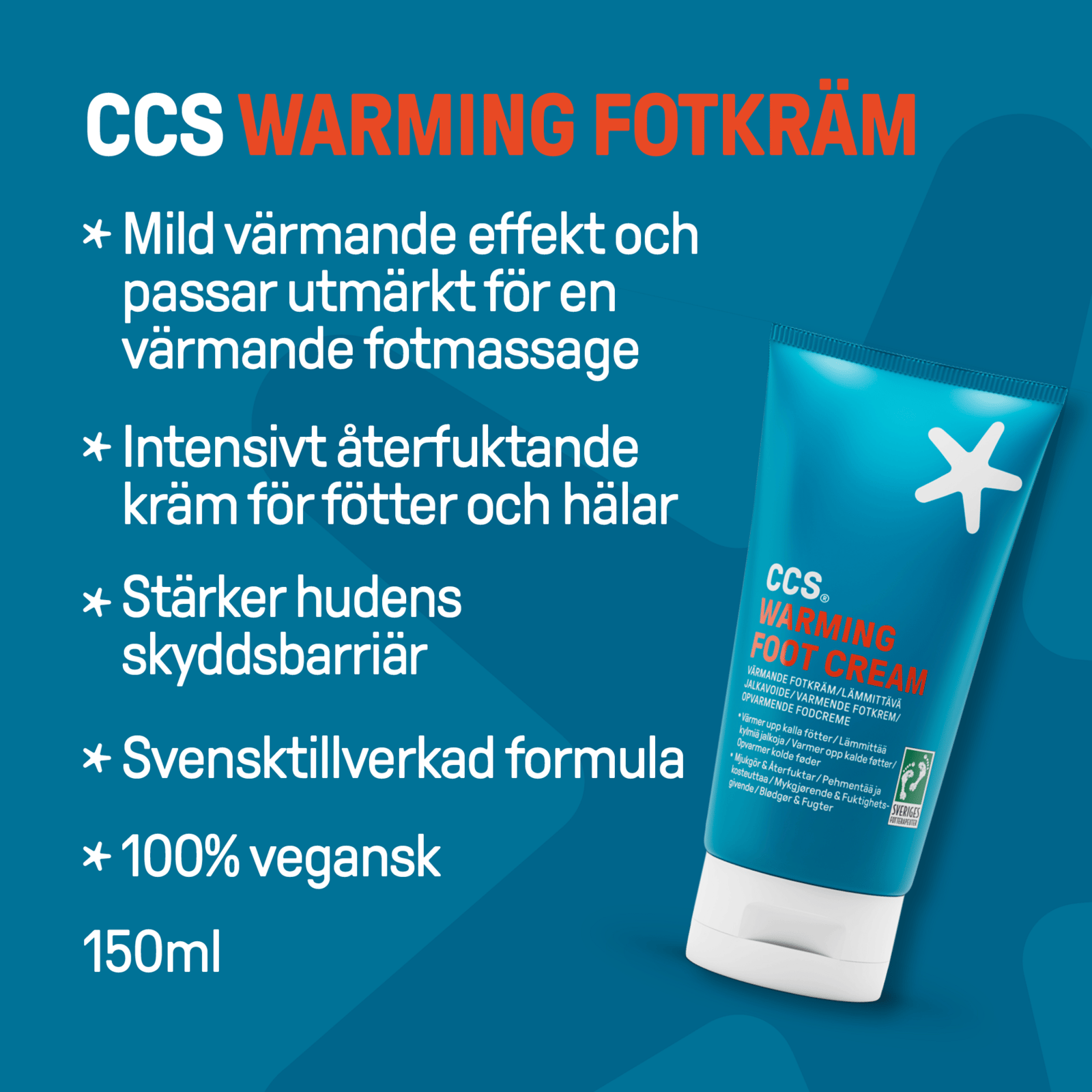 CCS Warming Foot Cream 150 ml