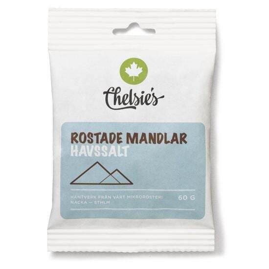 Chelsie's Rostade Mandlar Havssalt 60 g