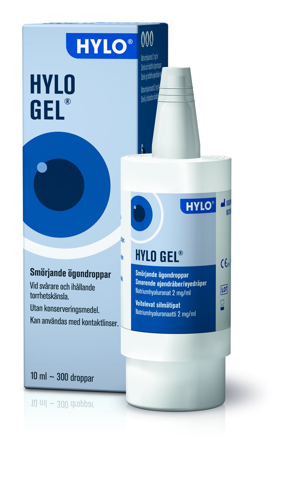 HYLO GEL Smörjande ögondroppar 10ml