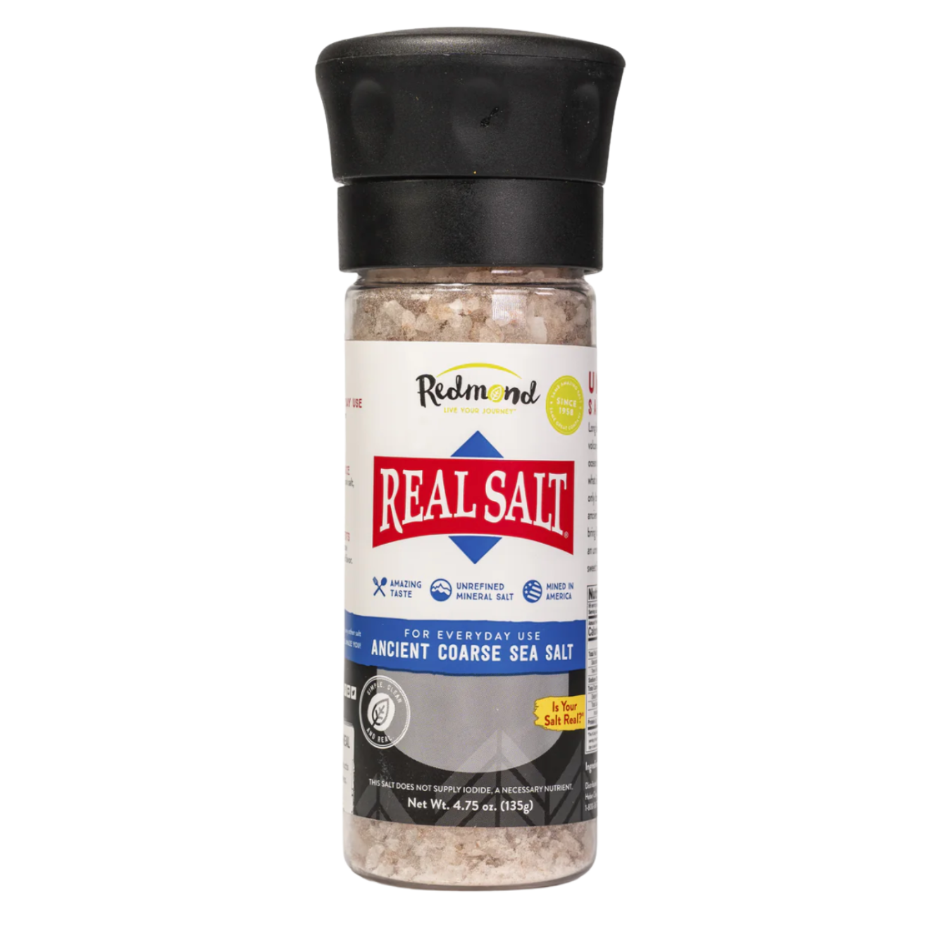 Redmond Real Salt Coarse Grinder Refillable Grinder 135 g