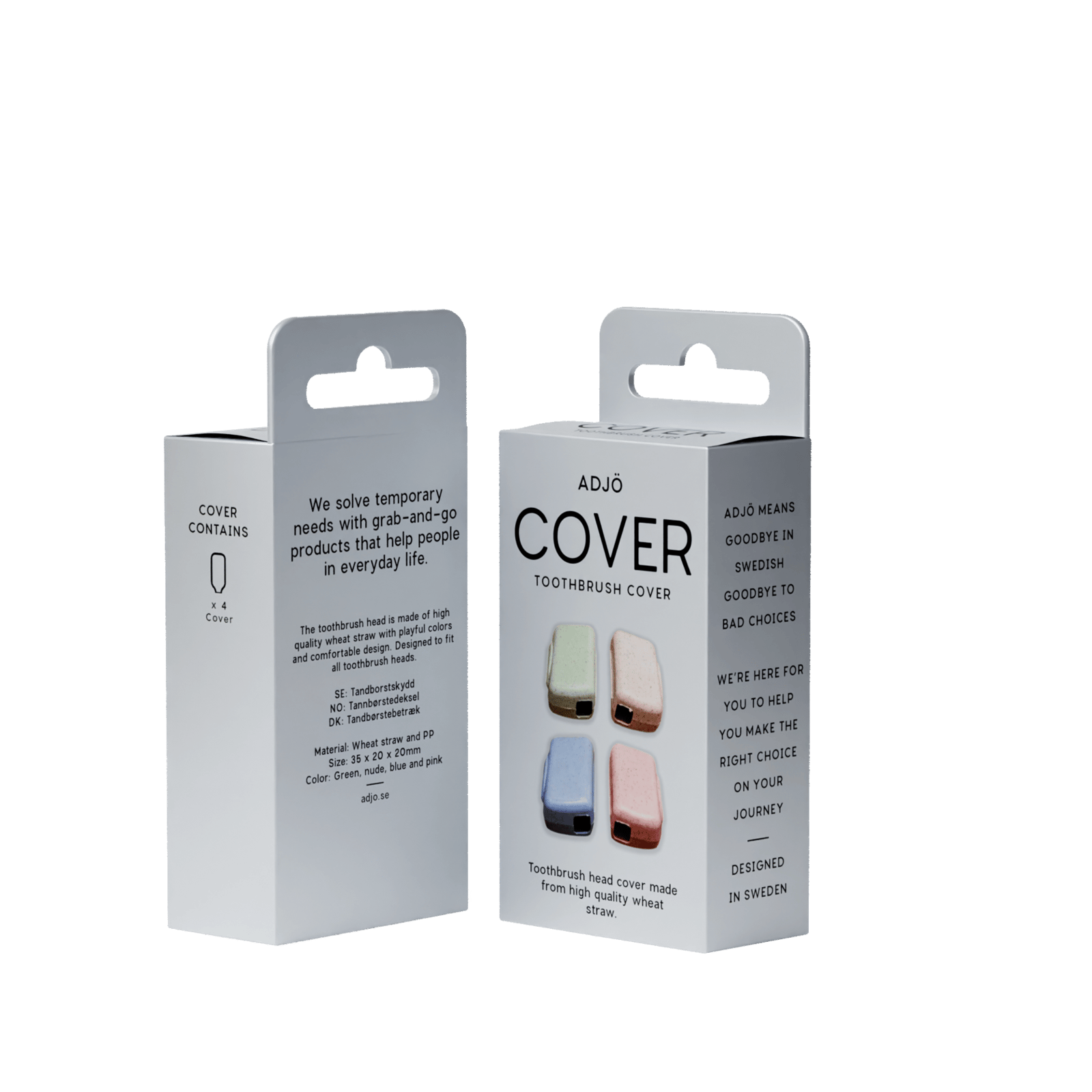 ADJÖ COVER Toothbrush Cover 4-pack