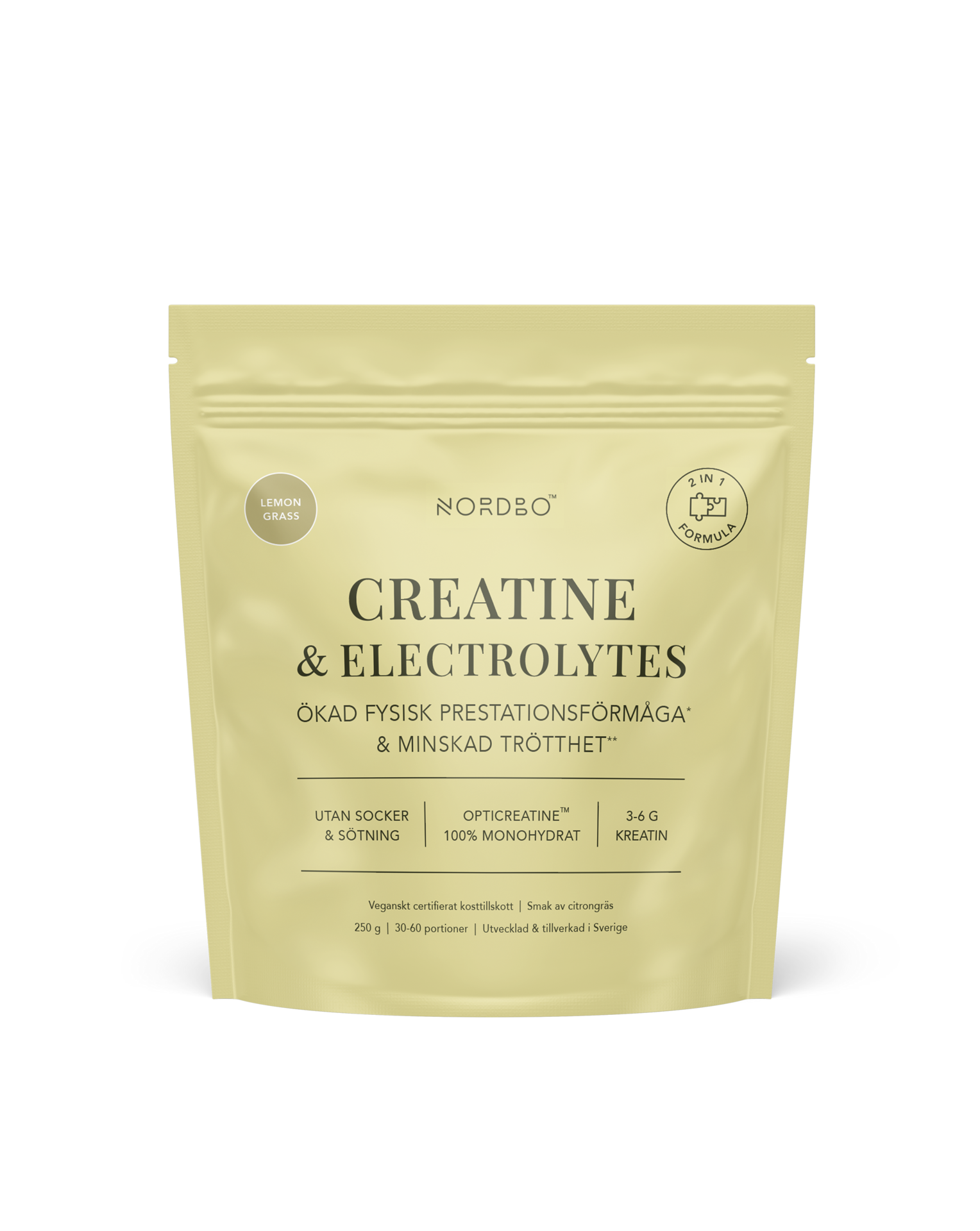 Nordbo Creatine & Electrolytes 250 g
