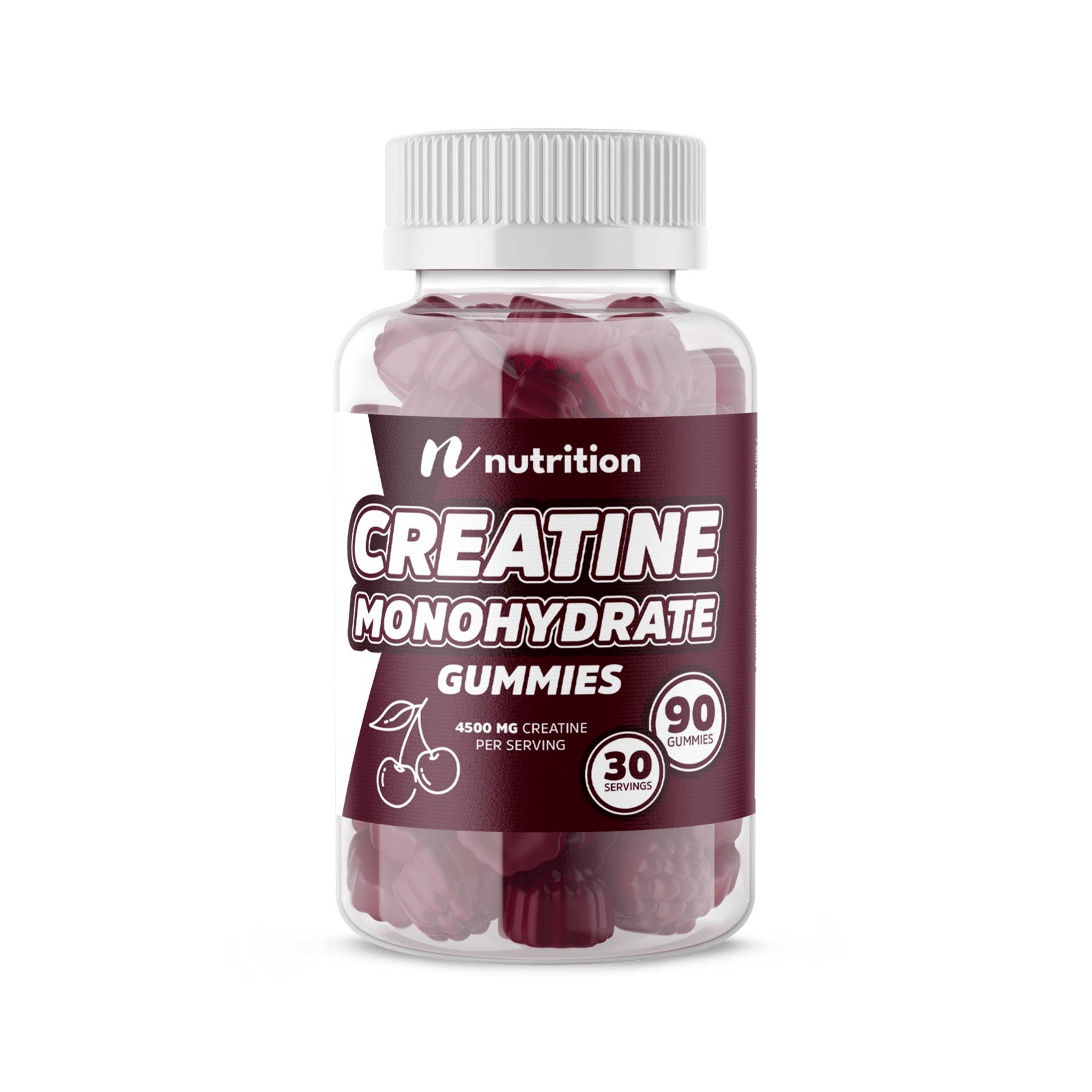 Nuts Fabriken Creatine Gummies Cherry 90 st