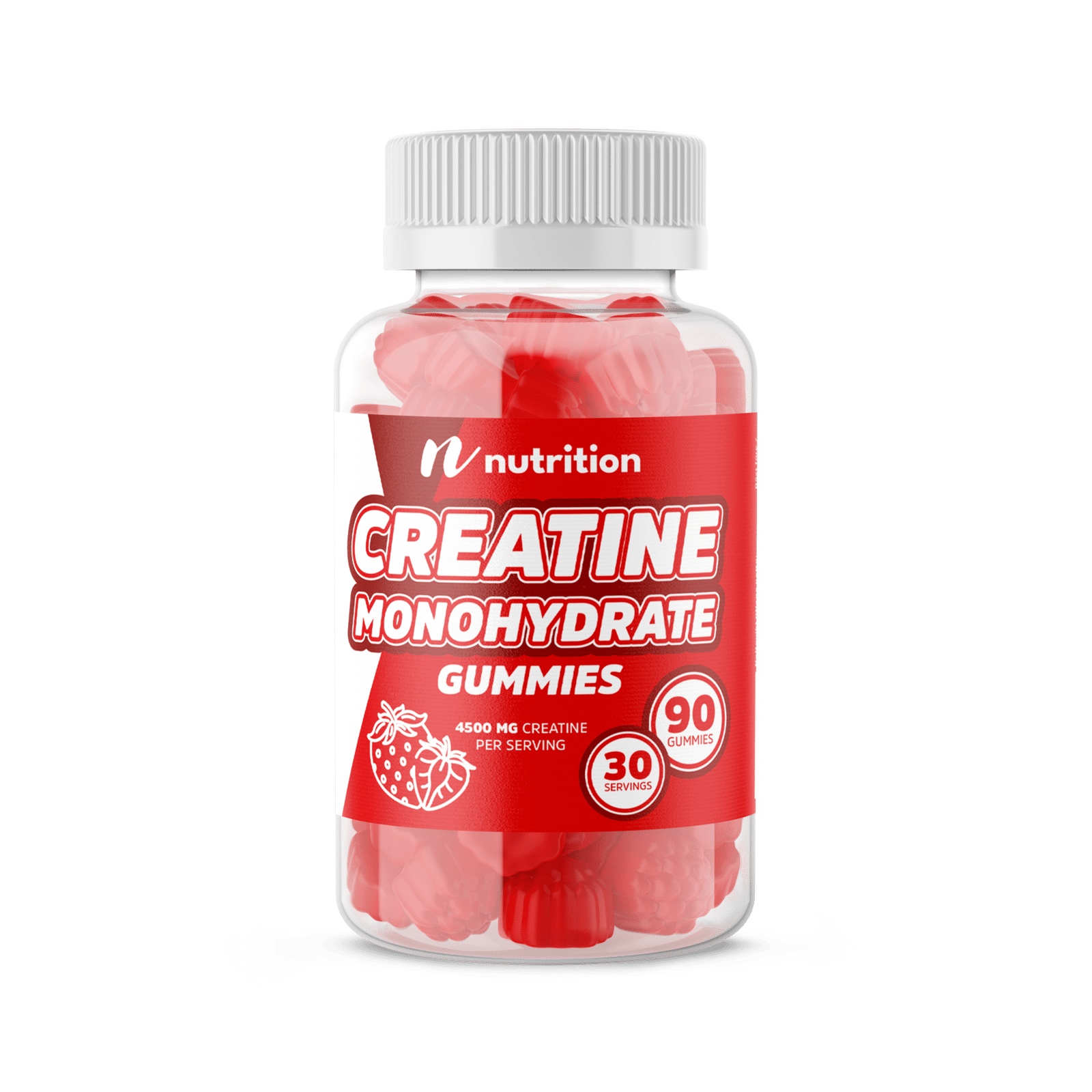 Nuts Fabriken Creatine Gummies Strawberry 90 st