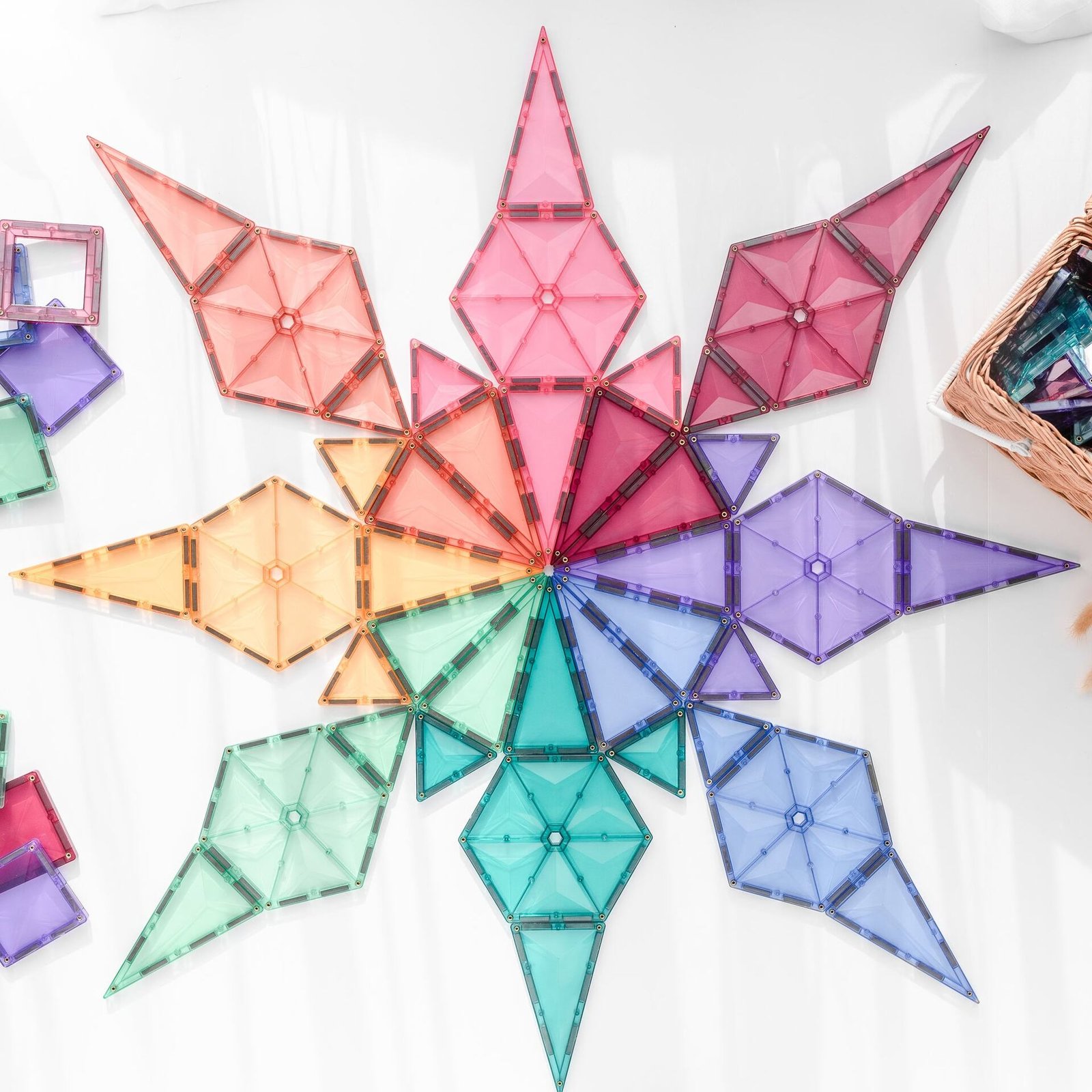 CONNETIX Pastell Geometripaket 40 delar