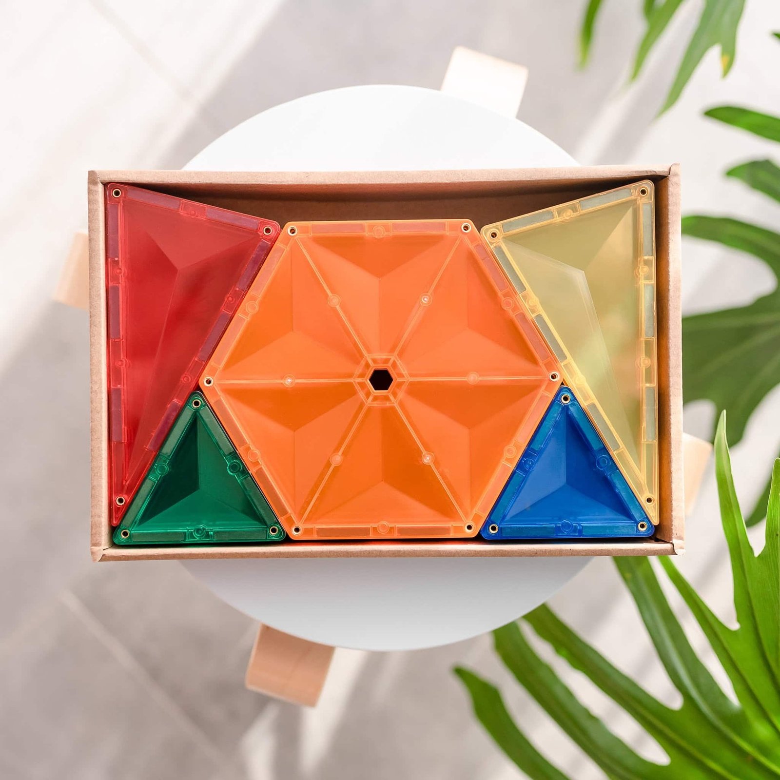 CONNETIX Regnbåge Geometripaket 30 delar