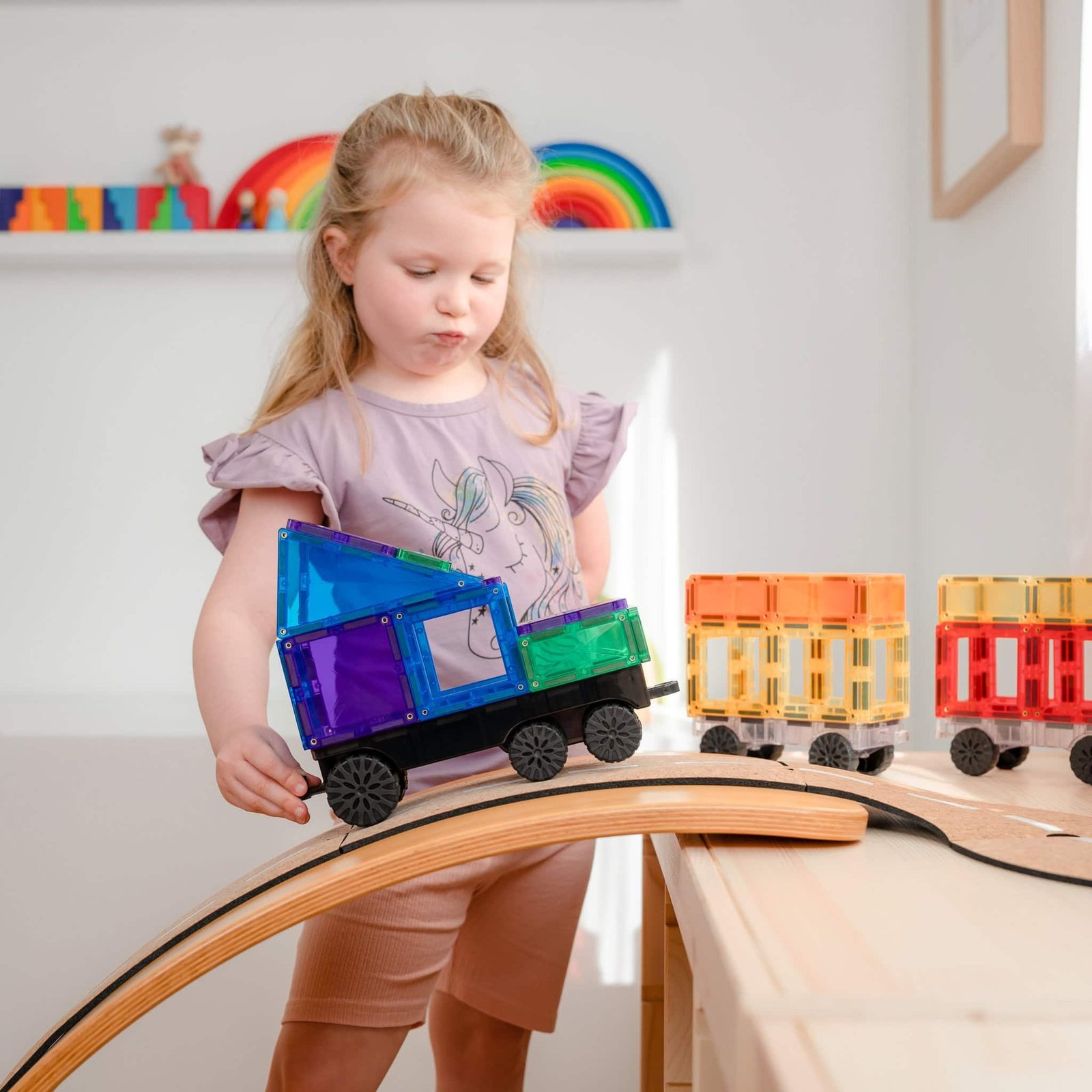 CONNETIX Regnbåge Transportpaket 50 delar