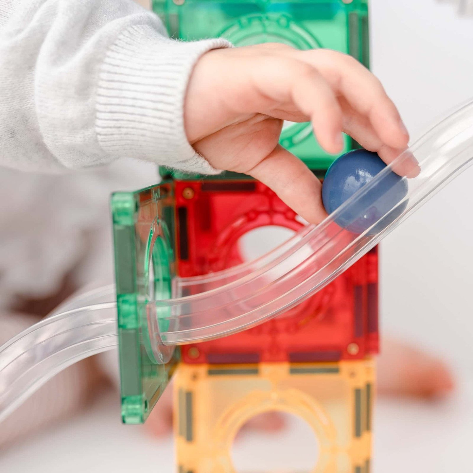 CONNETIX Regnbåge Kulbanelabyrint 92 delar