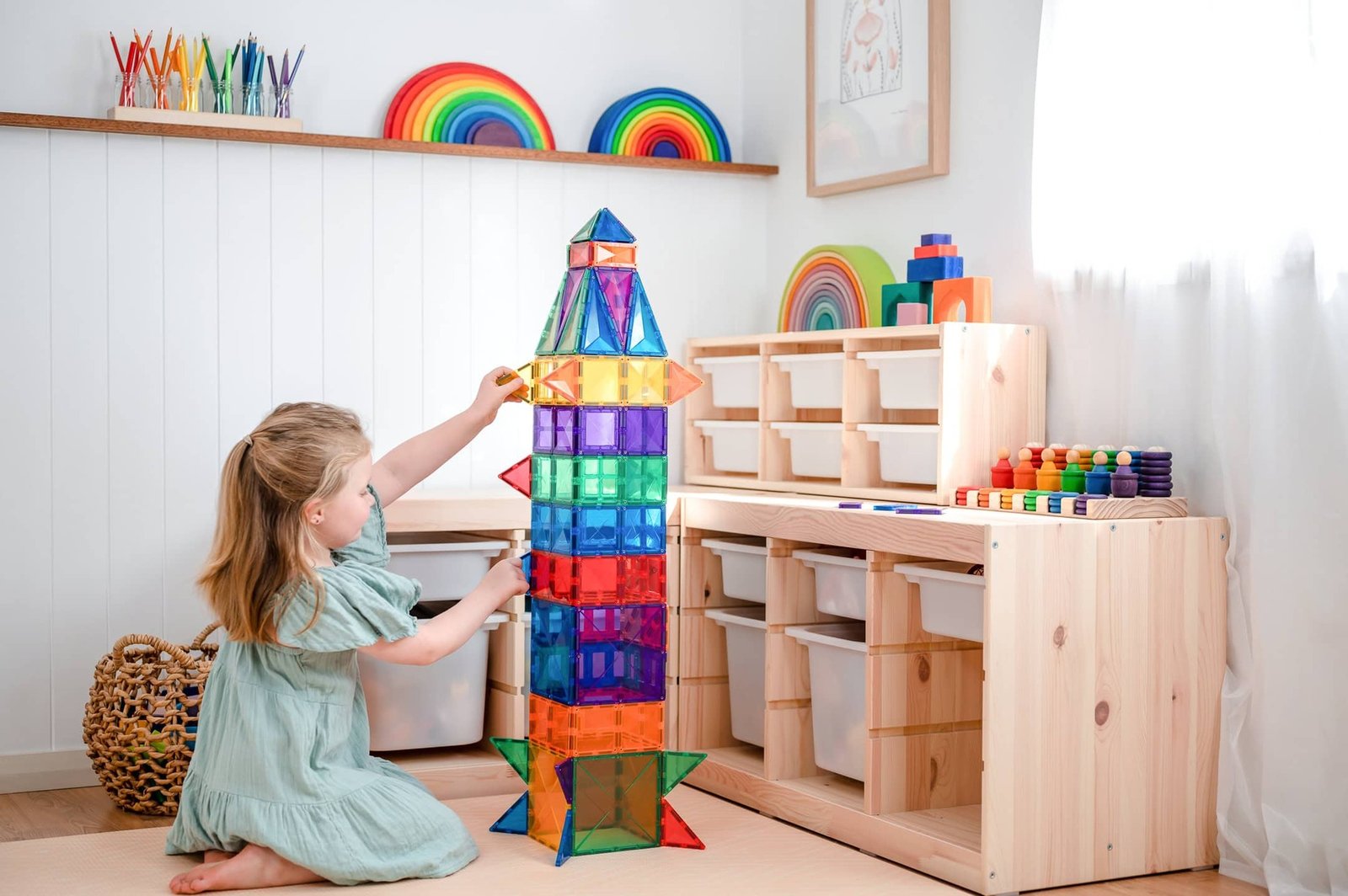 CONNETIX Regnbåge Kreativpaket 102 delar