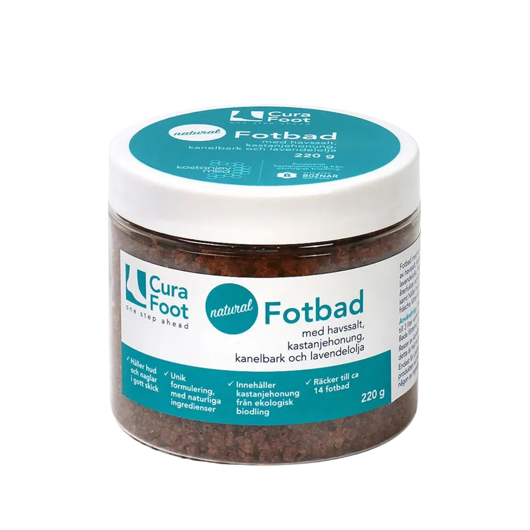 CuraFoot Natural fotbad 220g
