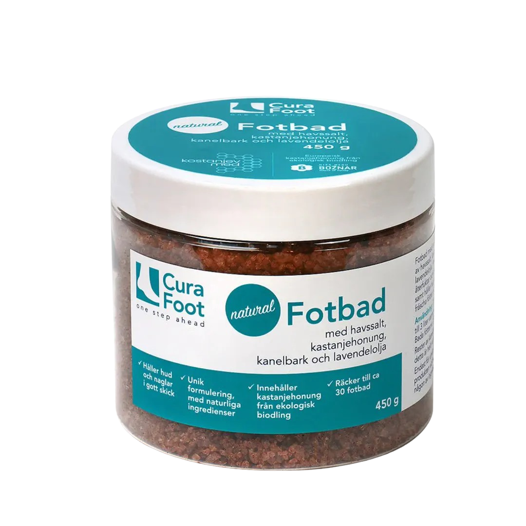 CuraFoot Natural fotbad 450g