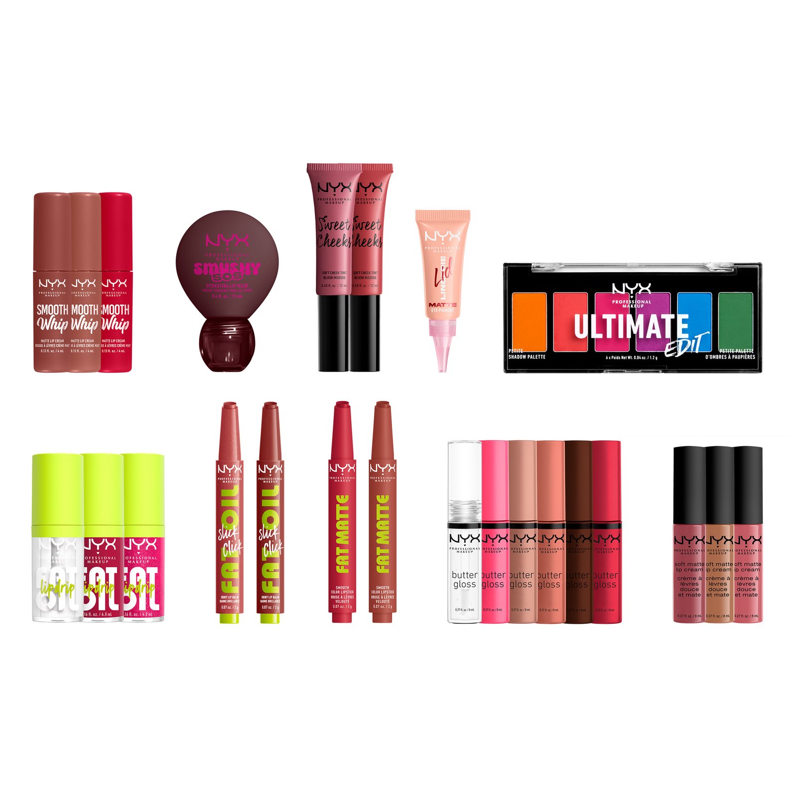 NYX Professional Makeup Bling Box Adventskalender limited edition, 24 produkter