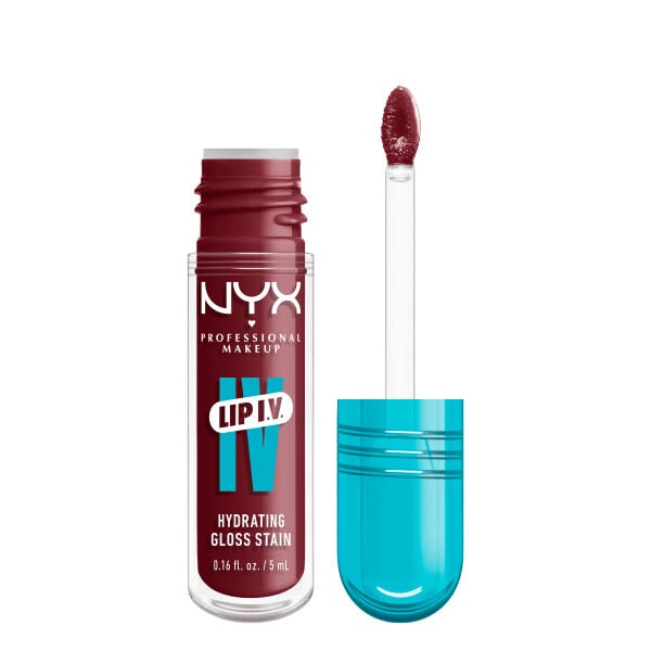 NYX Professional Makeup Lip I.V. Lip Gloss Stain 08 Drippin in Rose 5 ml