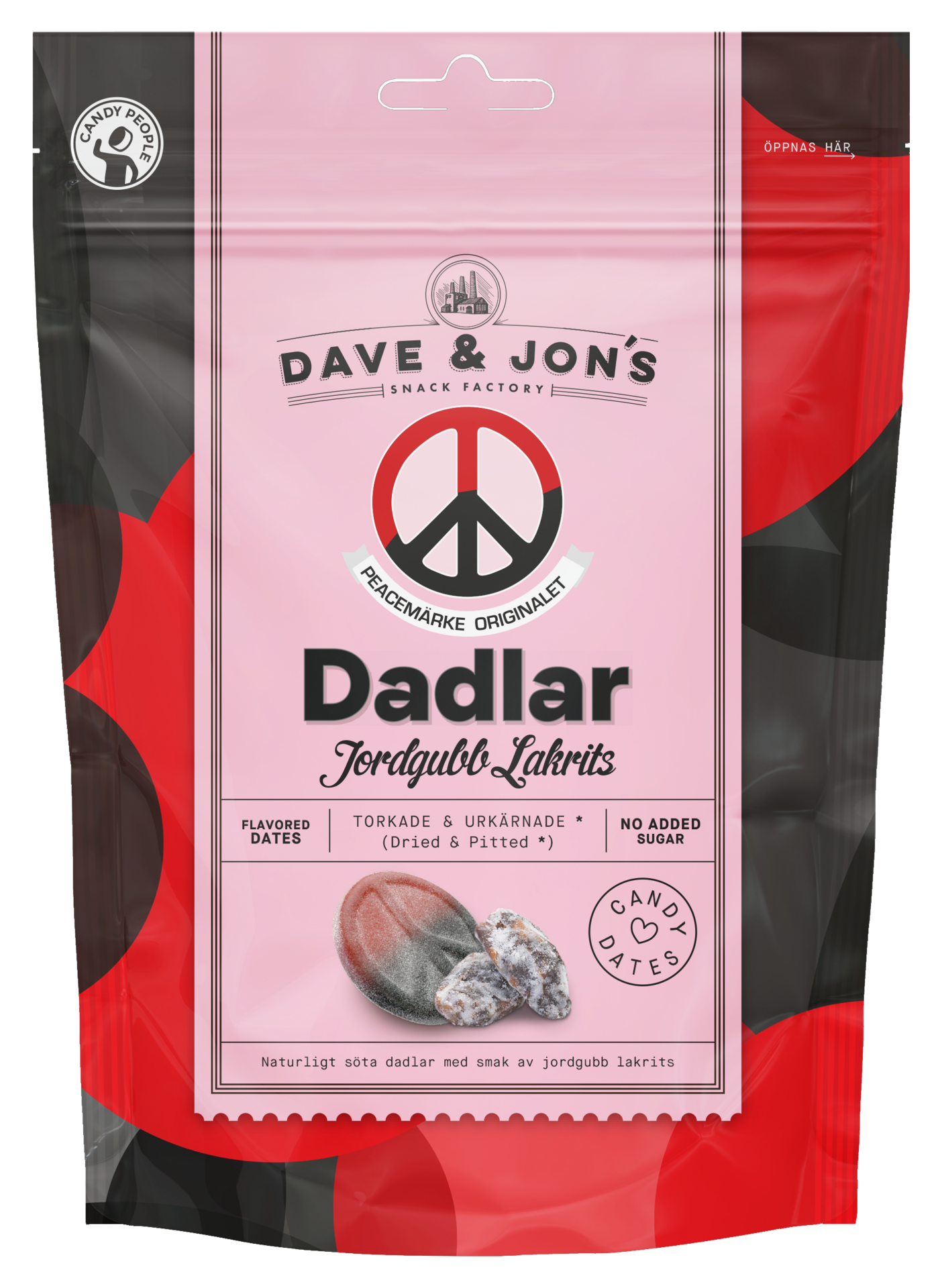 Dave & Jon´s Dadlar Peacemärke 125 g