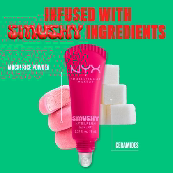 NYX Professional Makeup Smushy Matte Läppbalsam 4 Shes Serving 8 ml