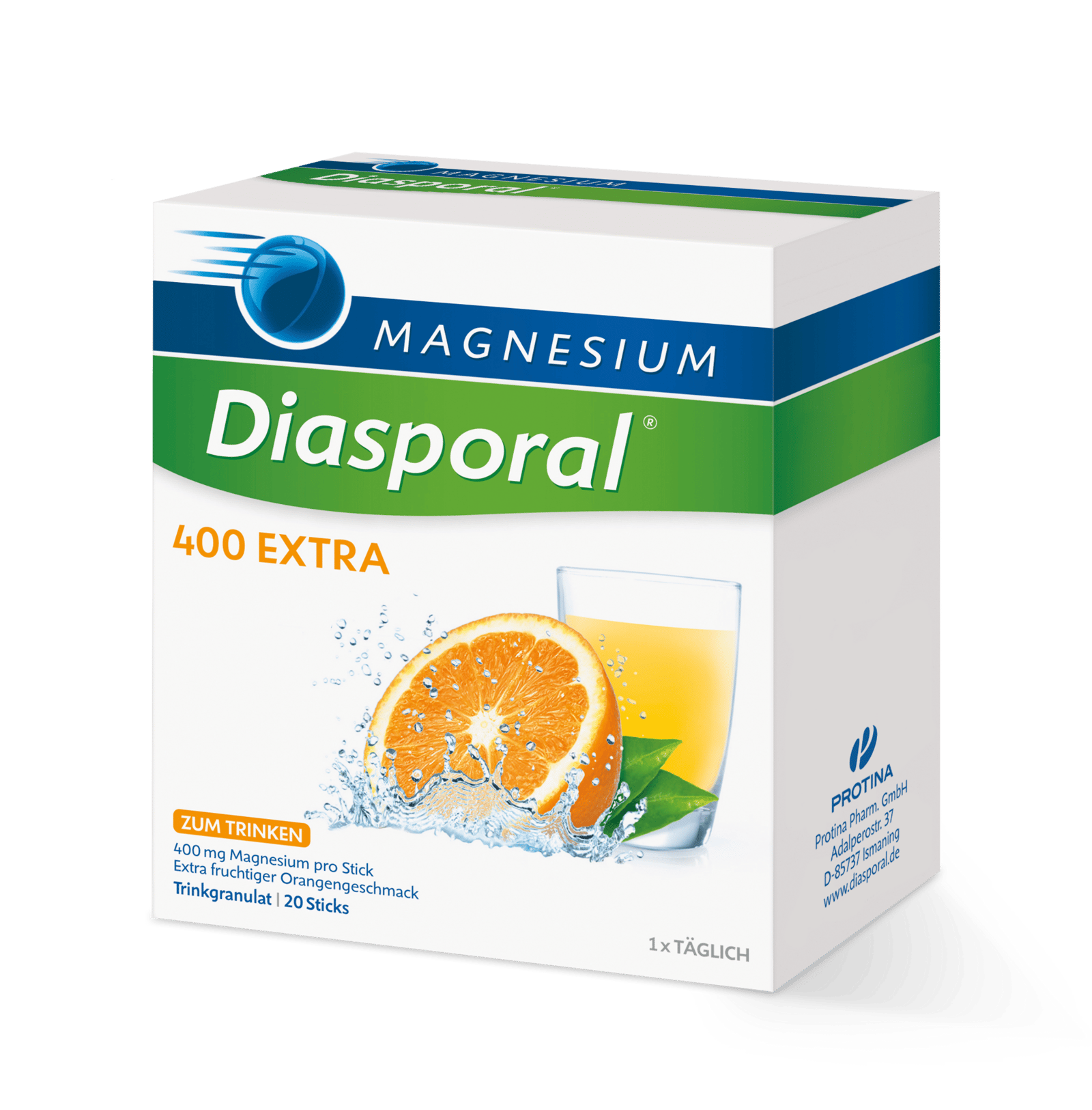 Biosan Magnesium Diasporal 400 EXTRA 20 stick