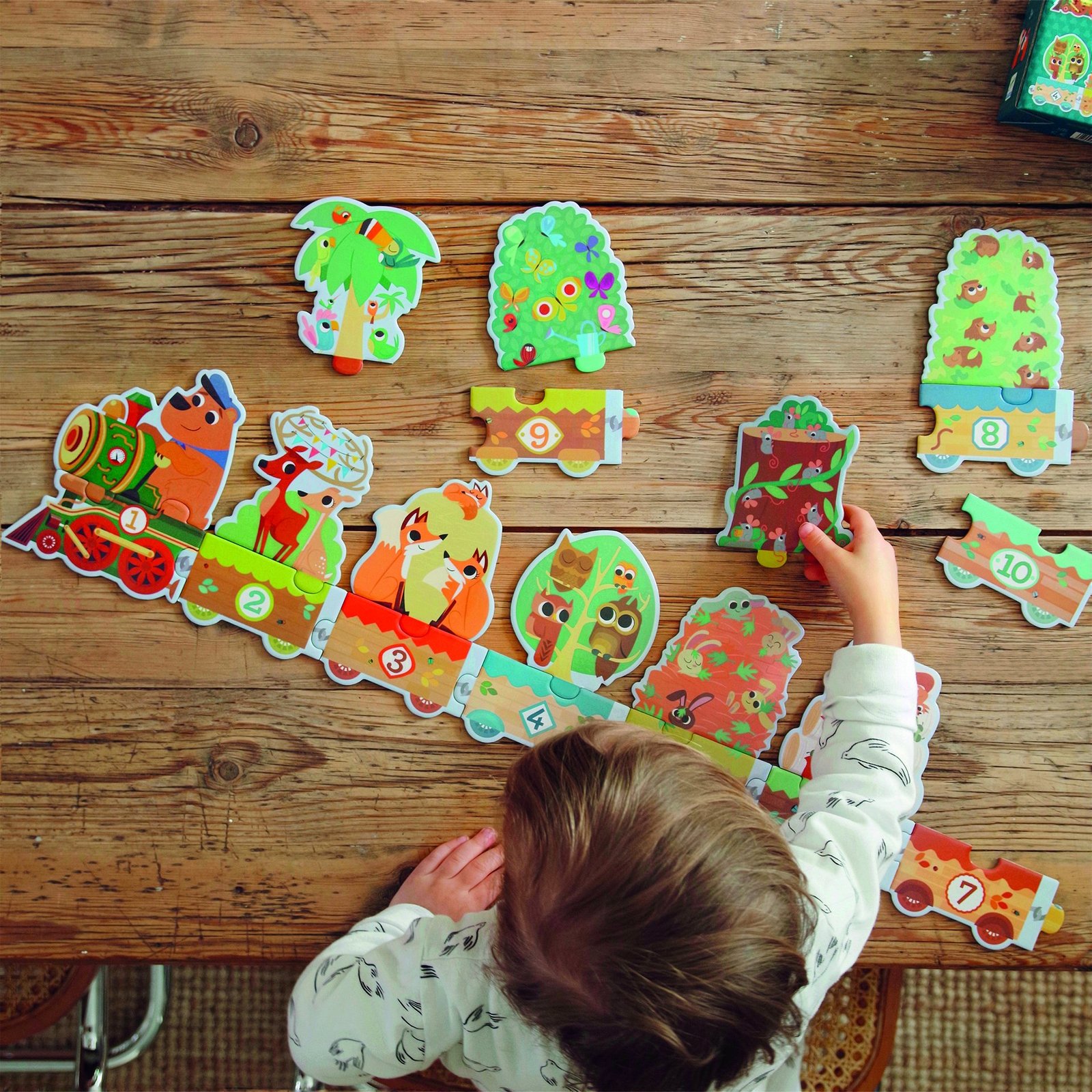 Djeco Duo Puzzle I Count Tvåbitarspussel 20 bitar