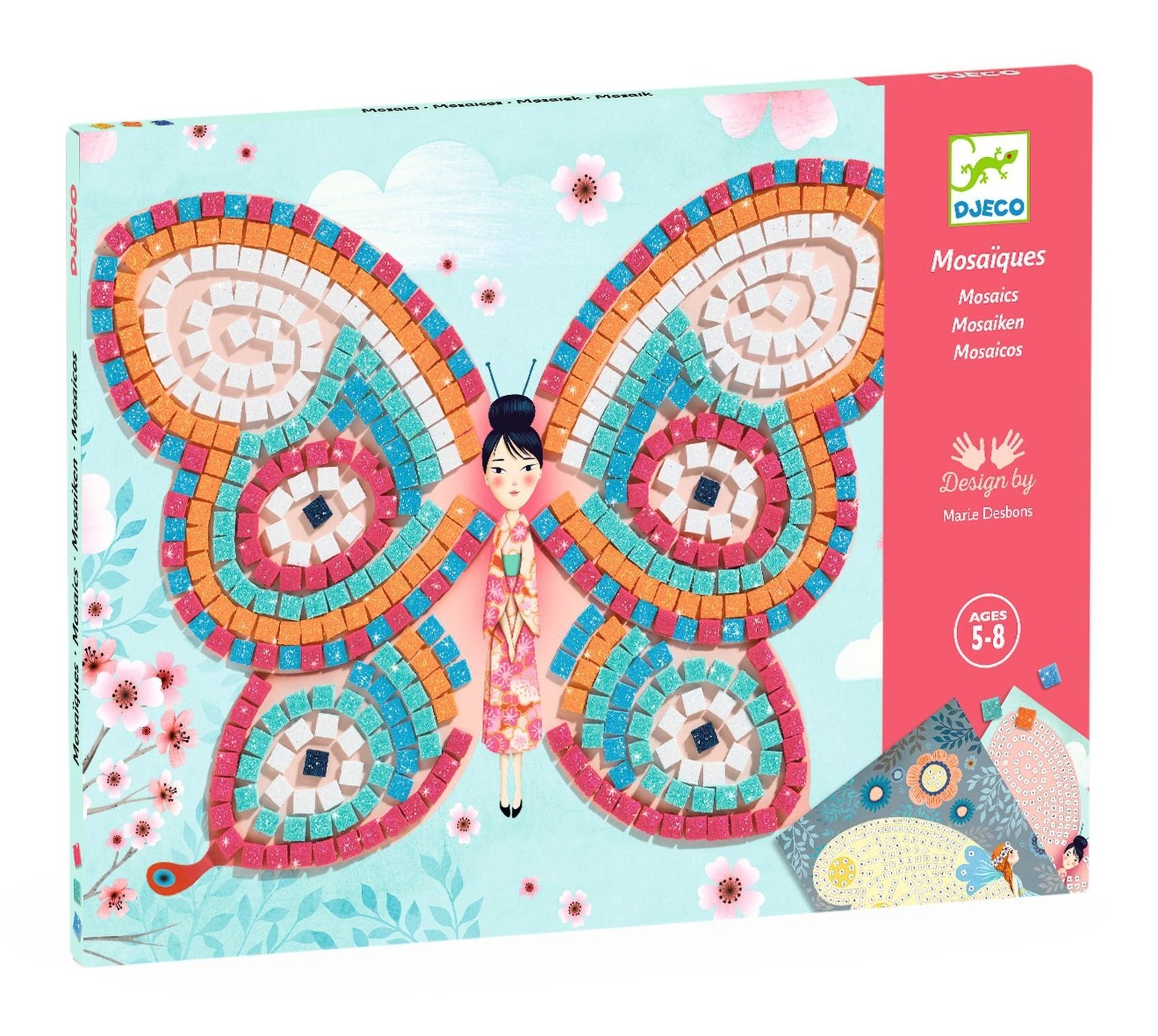 Djeco Mosaic Butterflies Pyssel