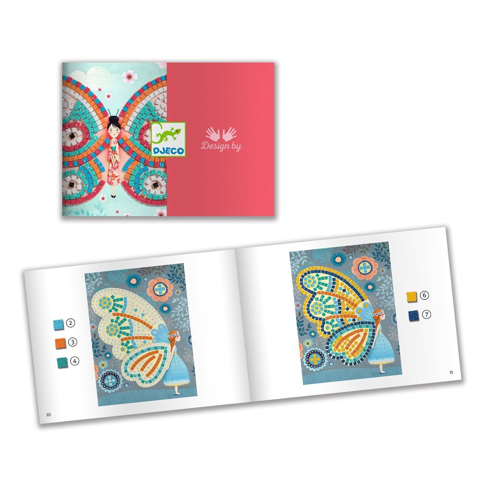 Djeco Mosaic Butterflies Pyssel